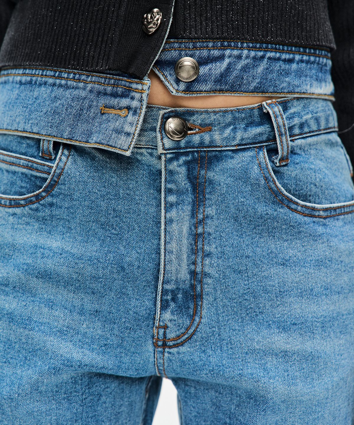 앤더슨벨(ADSB ANDERSSON BELL) 뉴 마티나 웨스턴 부츠 링클 진 apa667w(WASHED BLUE)