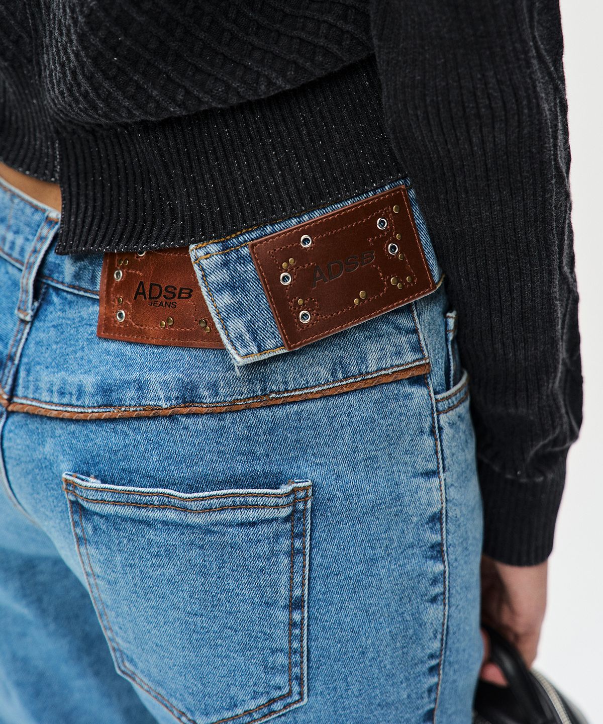 앤더슨벨(ADSB ANDERSSON BELL) 뉴 마티나 웨스턴 부츠 링클 진 apa667w(WASHED BLUE)