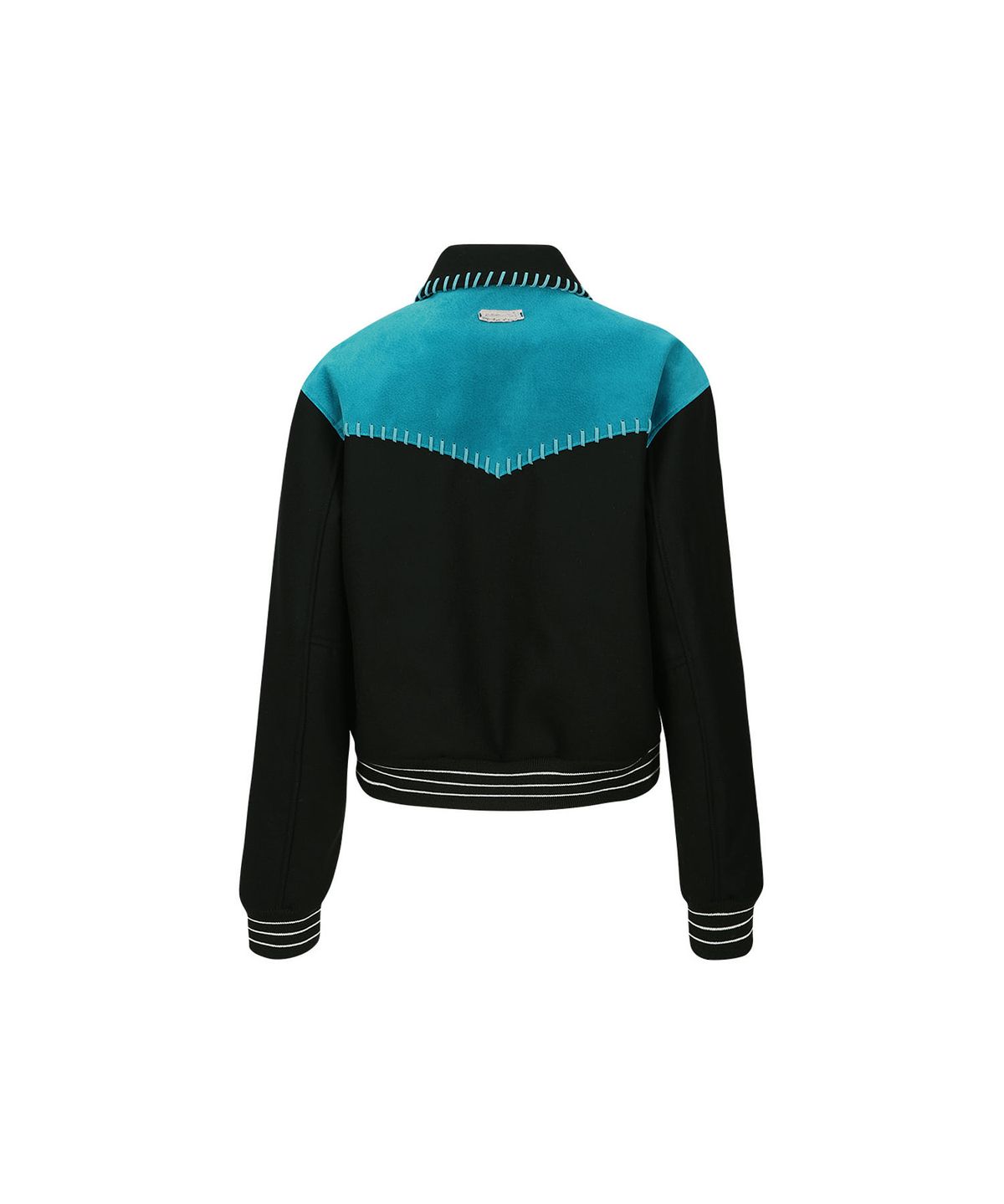 앤더슨벨(ADSB ANDERSSON BELL) 뉴 마르고 웨스턴 바시티 자켓 awa550w(TEAL BLUE)