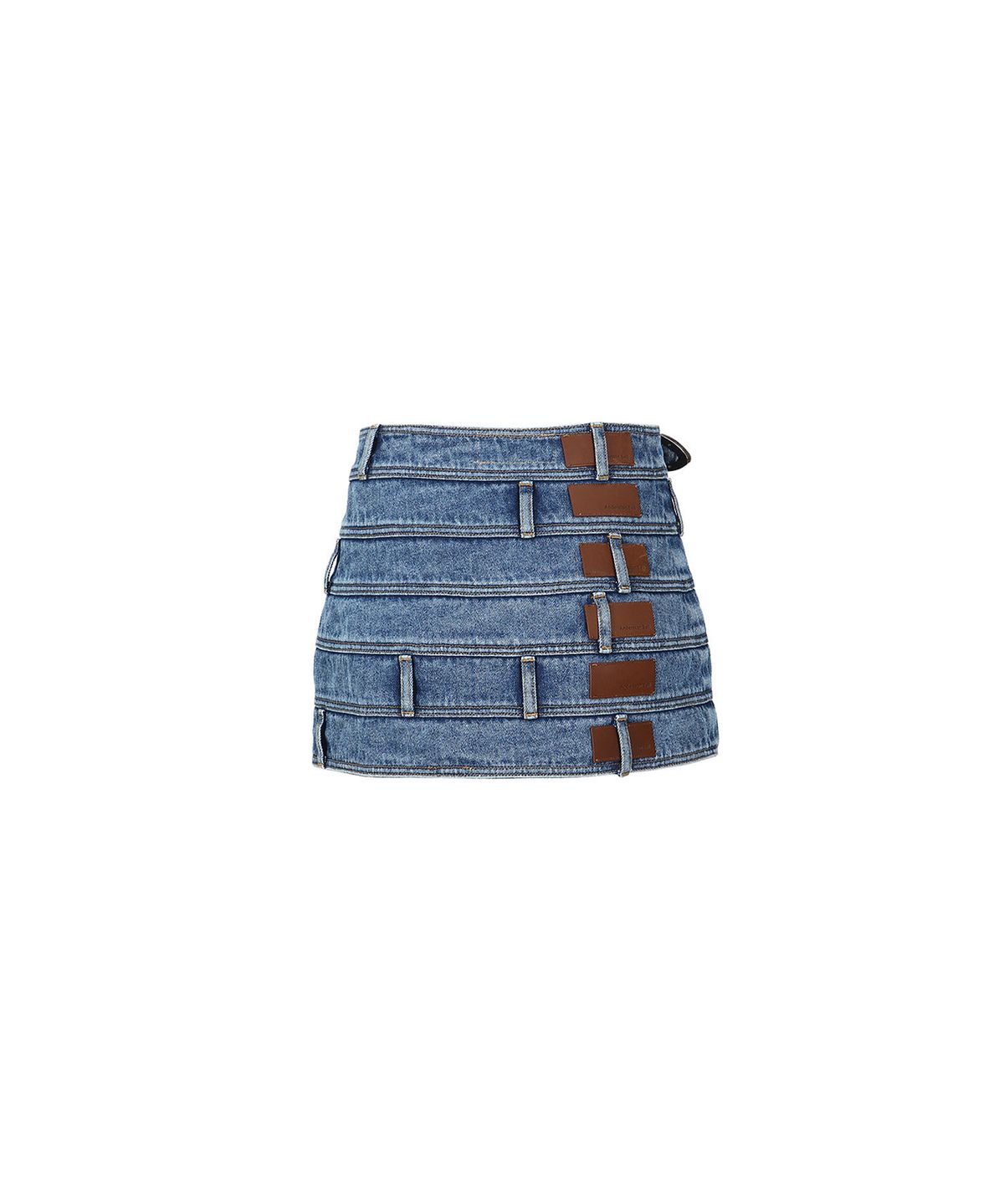 앤더슨벨(ADSB ANDERSSON BELL) 두아 멀티 웨이스트 데님 스커트 apa664w(BLUE)