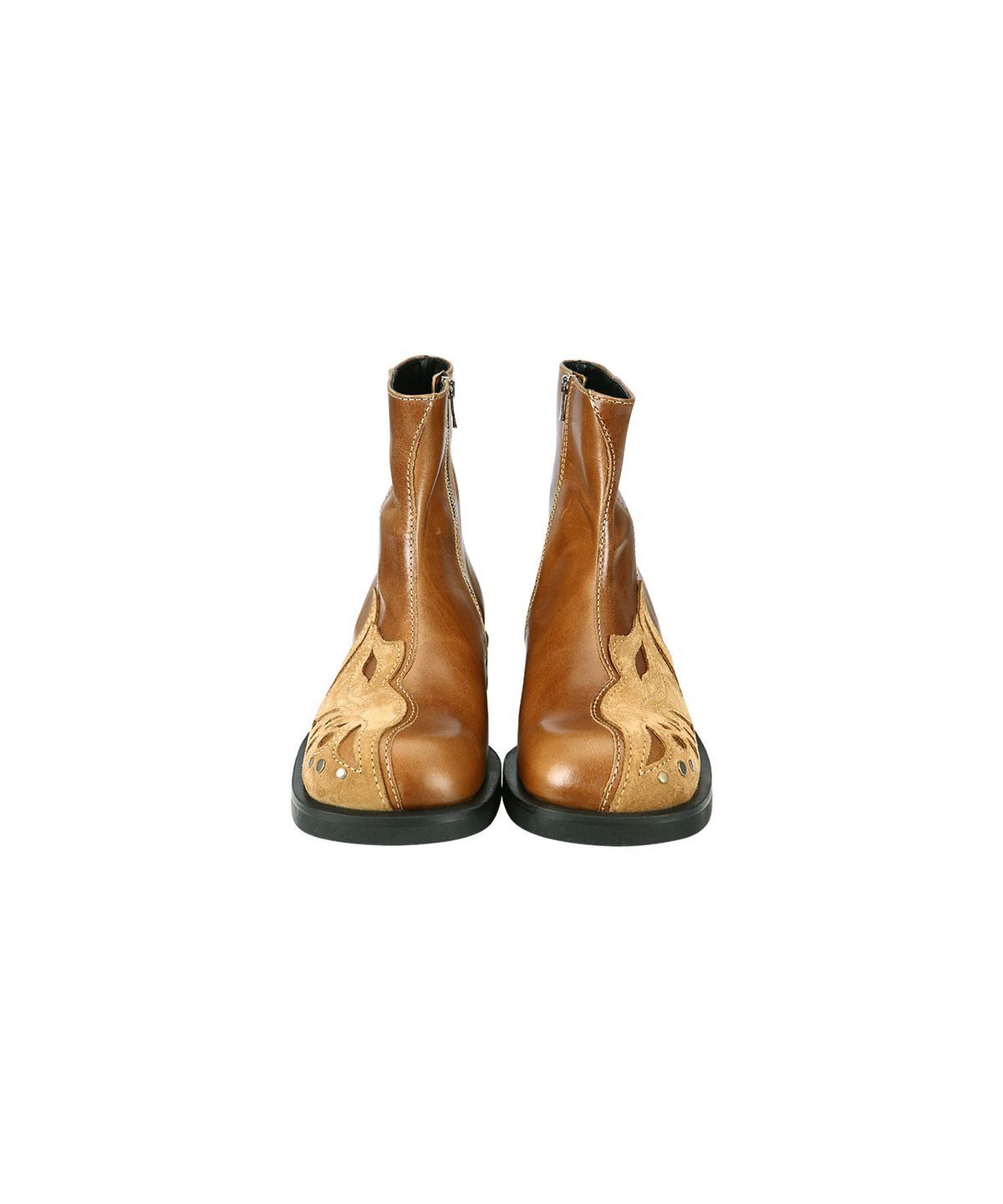 앤더슨벨(ADSB ANDERSSON BELL) 루카아즈 스퀘어 토 첼시 부츠 aaa346m(BEIGE)