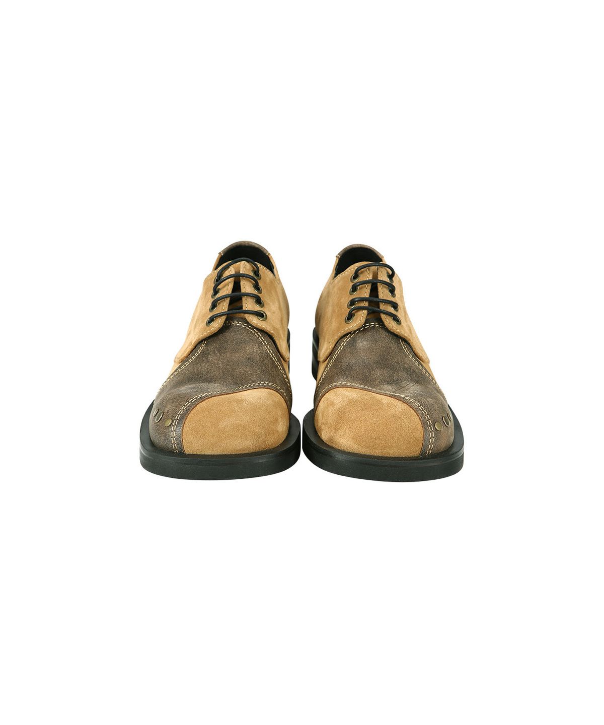앤더슨벨(ADSB ANDERSSON BELL) 루카아즈 스퀘어 토 더비 슈즈 aaa345m(BEIGE)