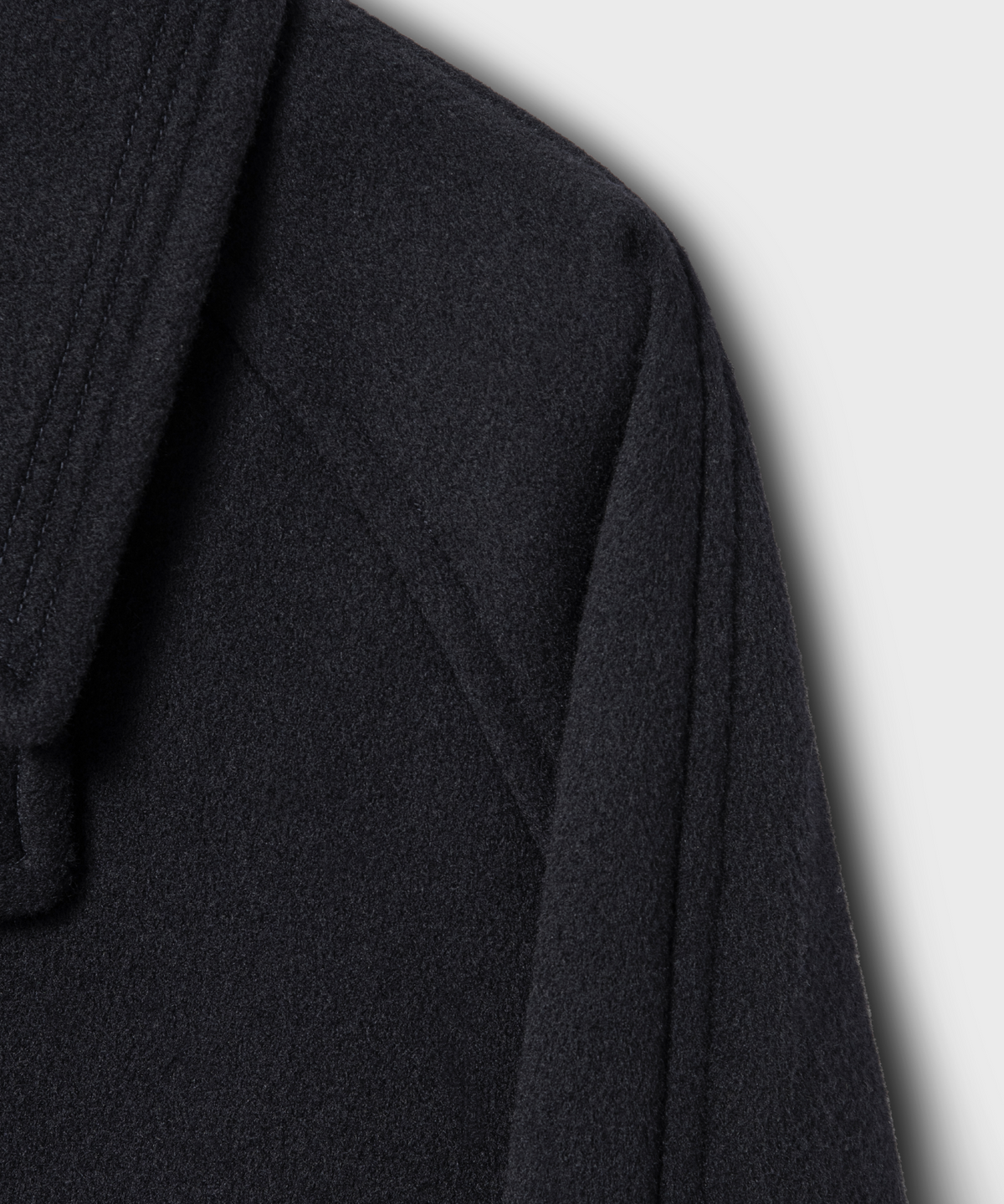 넌블랭크(NONBLANK) 오버사이즈 핏 발마칸 코트_DARK NAVY
