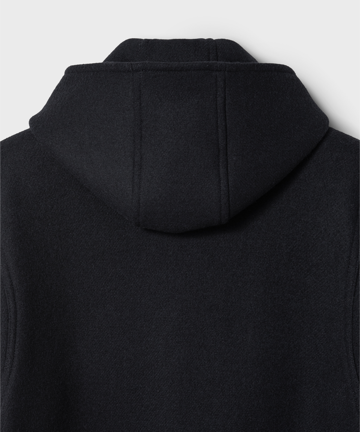 넌블랭크(NONBLANK) 디테처블 후드 더플 코트_DARK NAVY