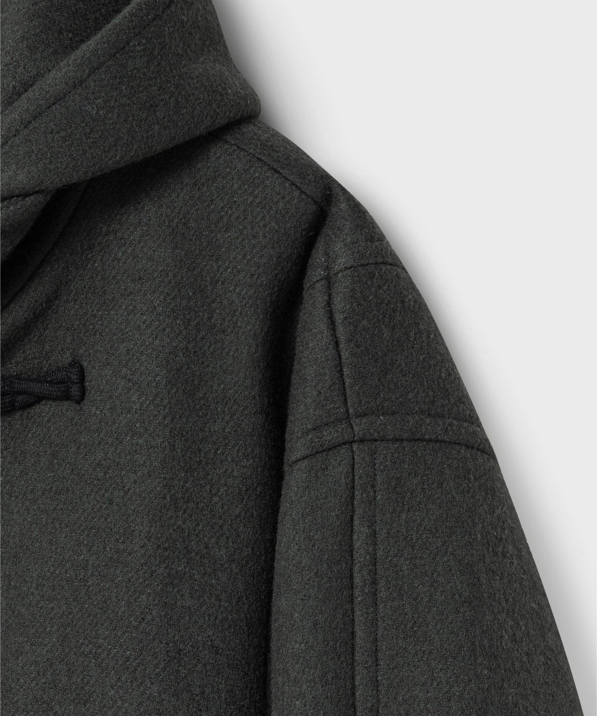 넌블랭크(NONBLANK) 디테처블 후드 더플 코트_KHAKI
