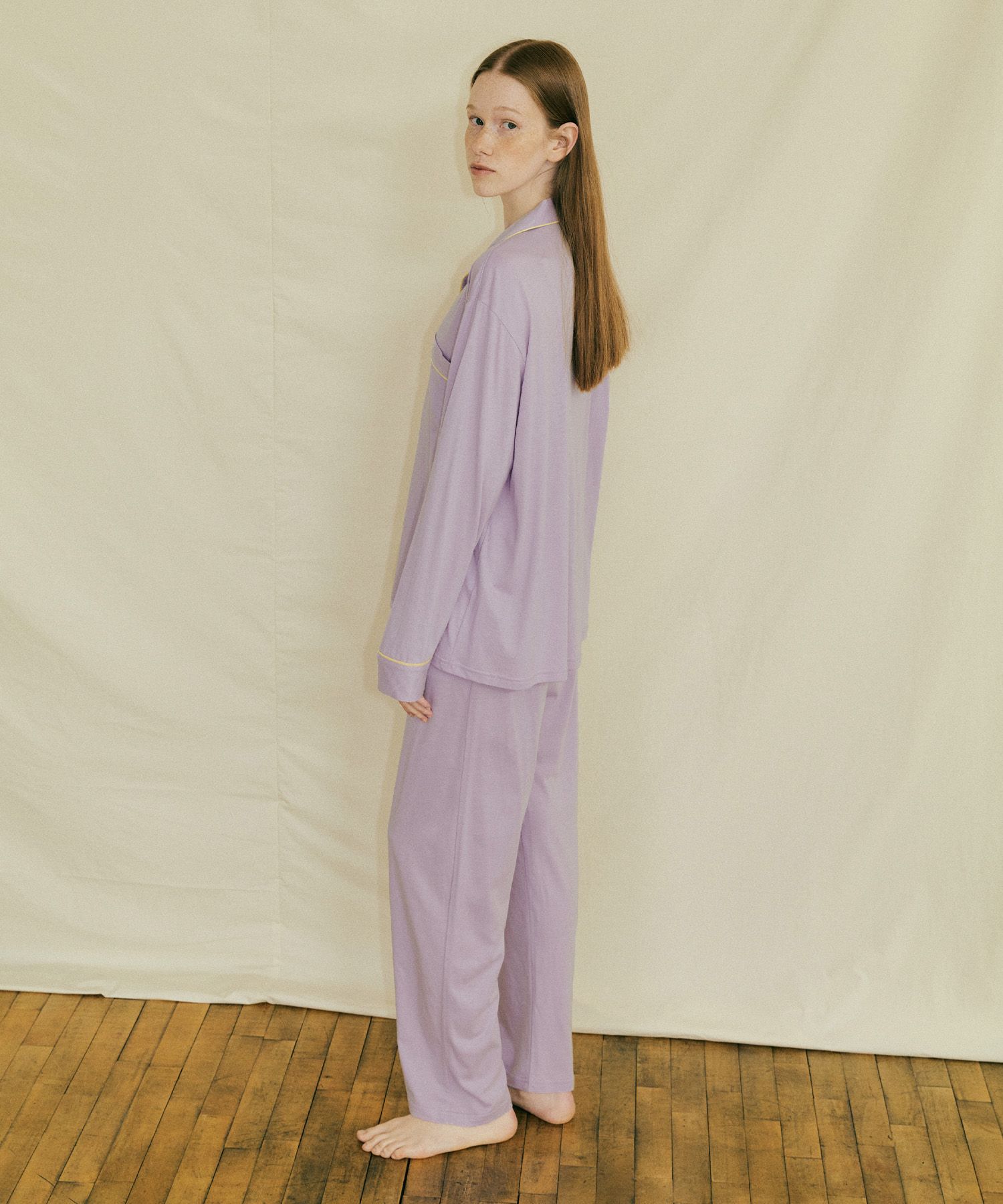 ◆JO'S LOUNGE◆ Modal w Essential Lavender Pajama Set Essent MUSINSA | JO'S LOUNGE [Modal] (w) Essential Pajama Set