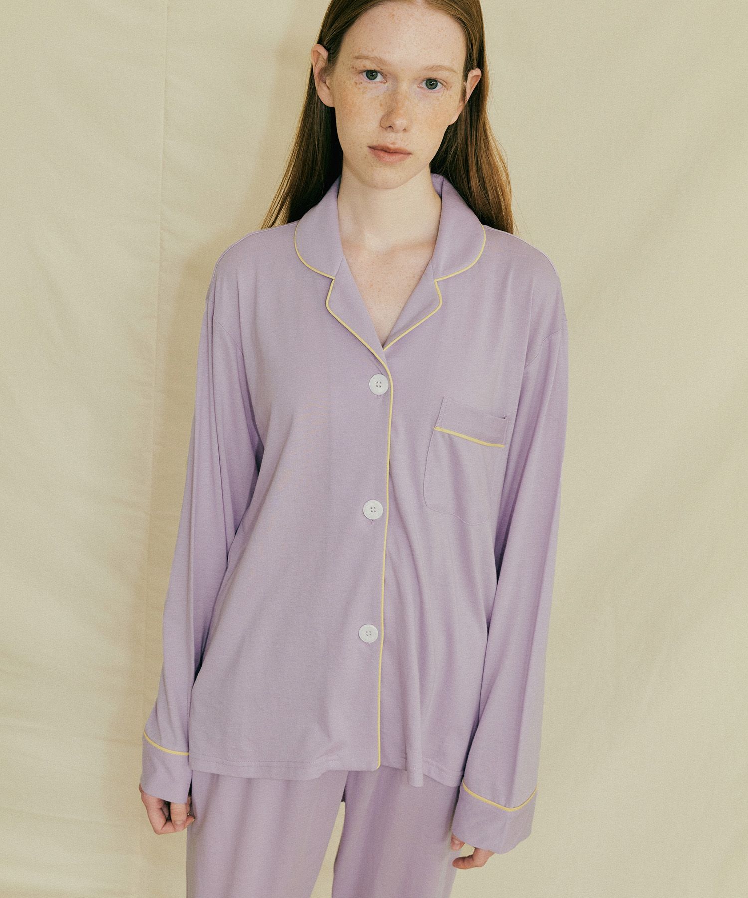◆JO'S LOUNGE◆ Modal w Essential Lavender Pajama Set Essent MUSINSA | JO'S LOUNGE [Modal] (w) Essential Pajama Set