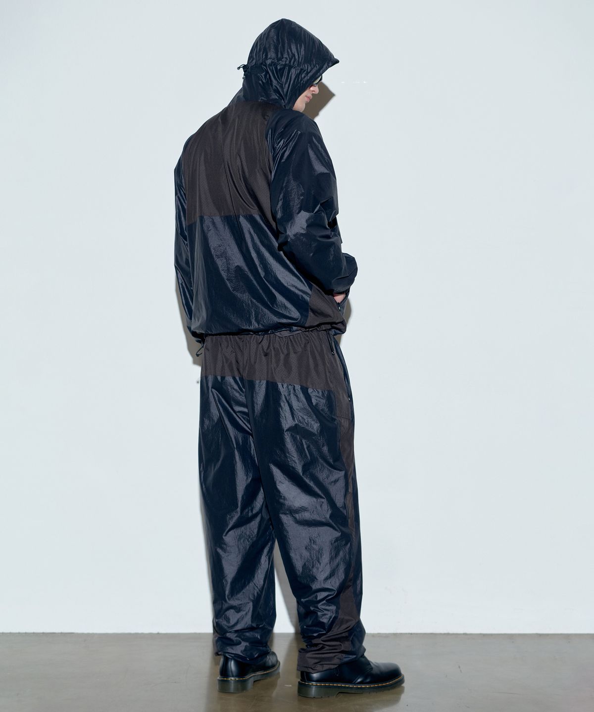 스컬프터(SCULPTOR) Paneled Wind Pants Black