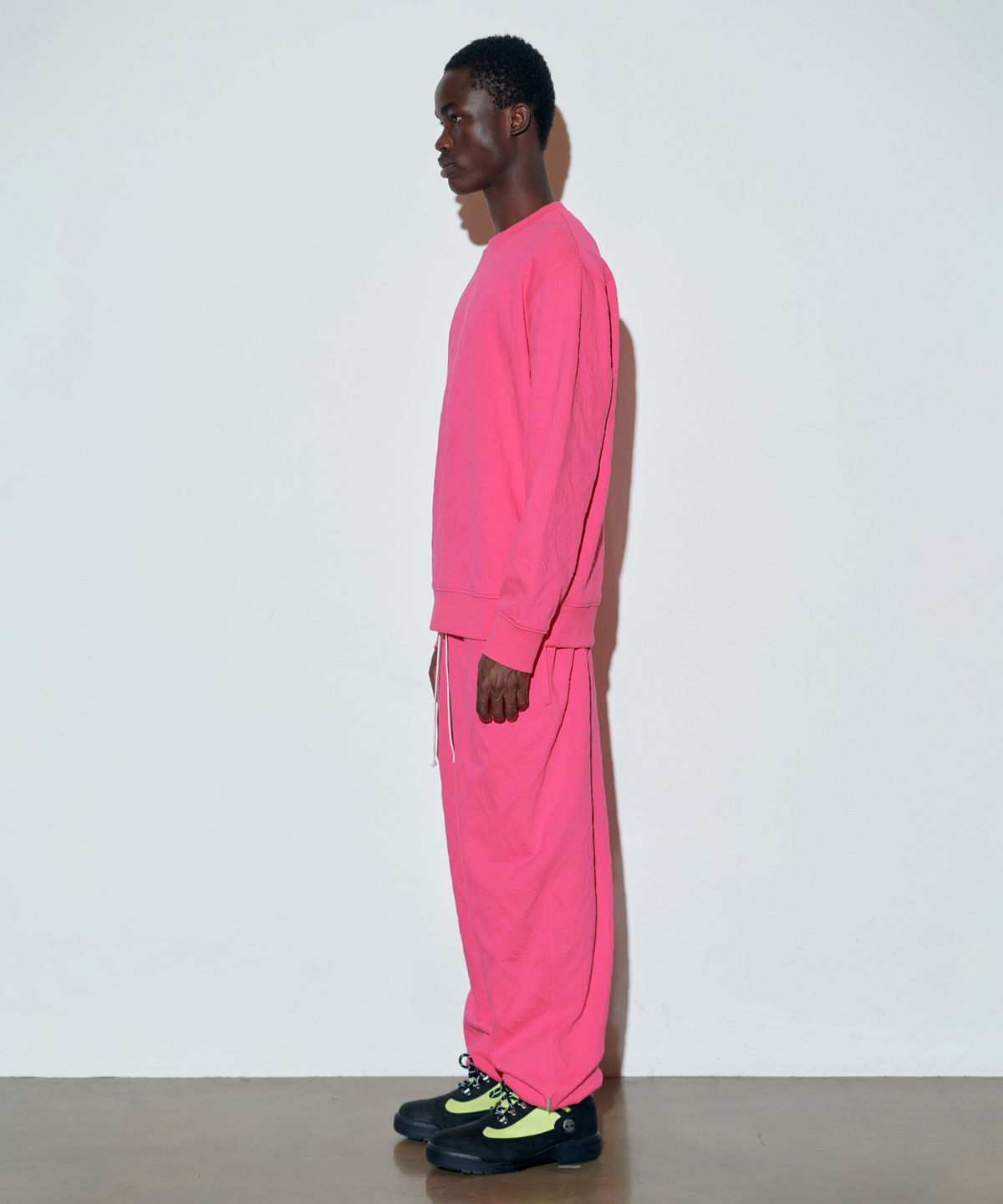 스컬프터(SCULPTOR) Jacquard Flower Jogger Pants Acid Pink