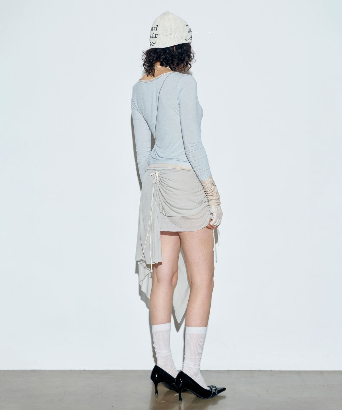 스컬프터(SCULPTOR) Triple Layered L/S Tee Pale Blue