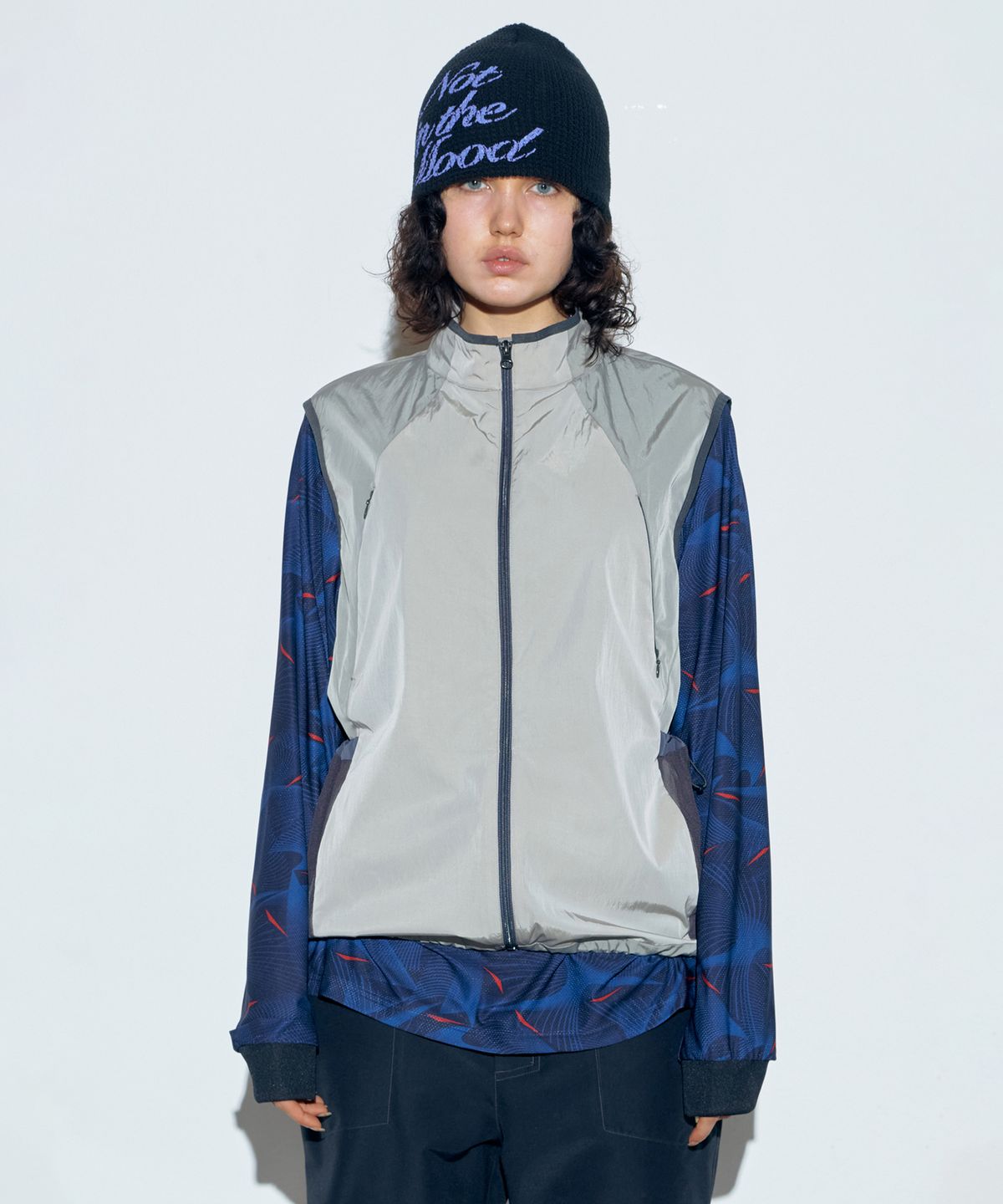 스컬프터(SCULPTOR) Color Block Vest Beige