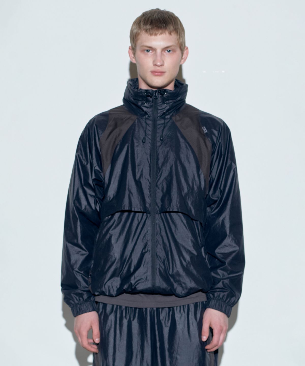 스컬프터(SCULPTOR) Paneled Wind Jacket Black
