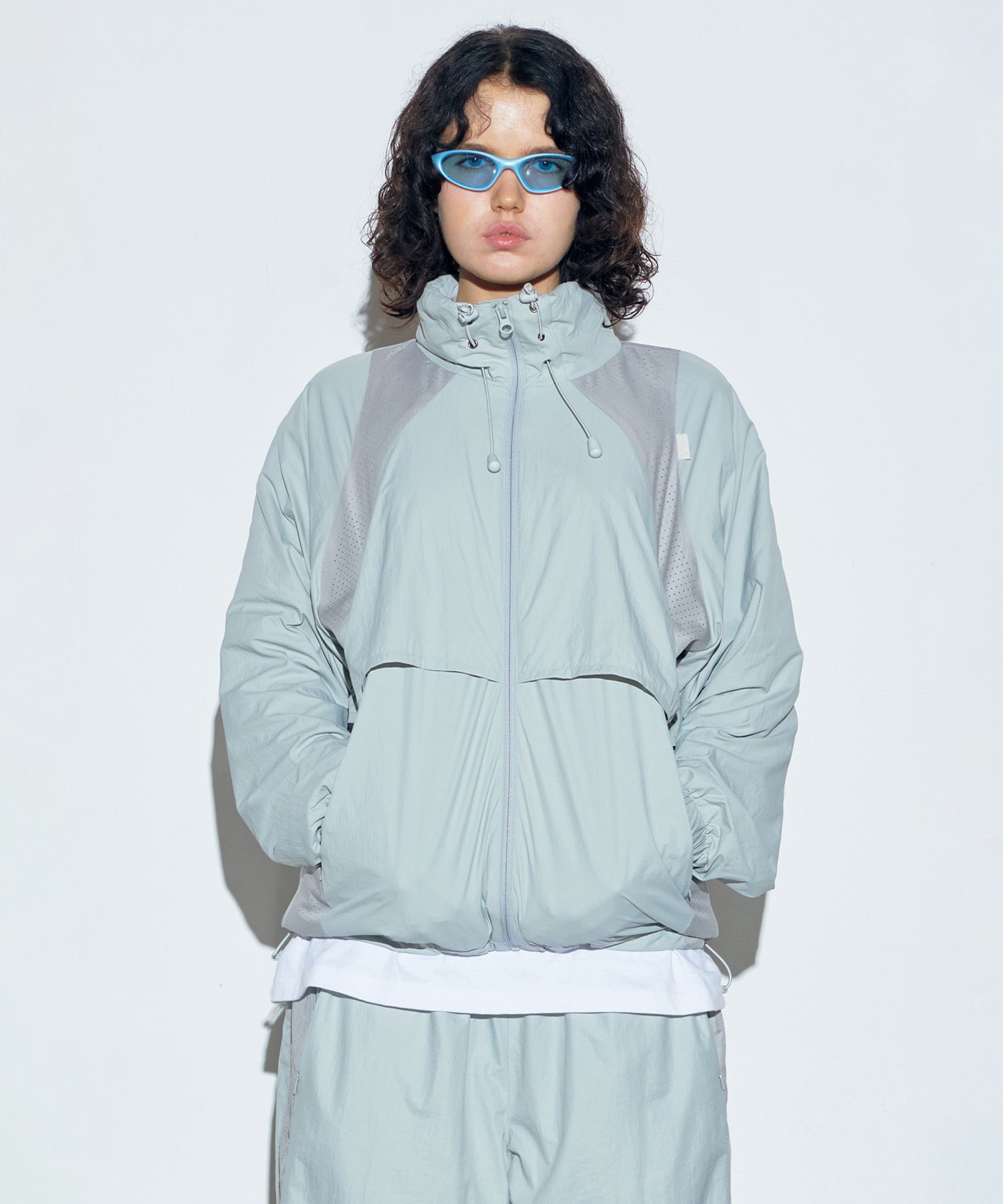 【SCULPTOR】パネルウィンドジャケットブラック MUSINSA公式 | SCULPTOR Paneled Wind Jacket Sage