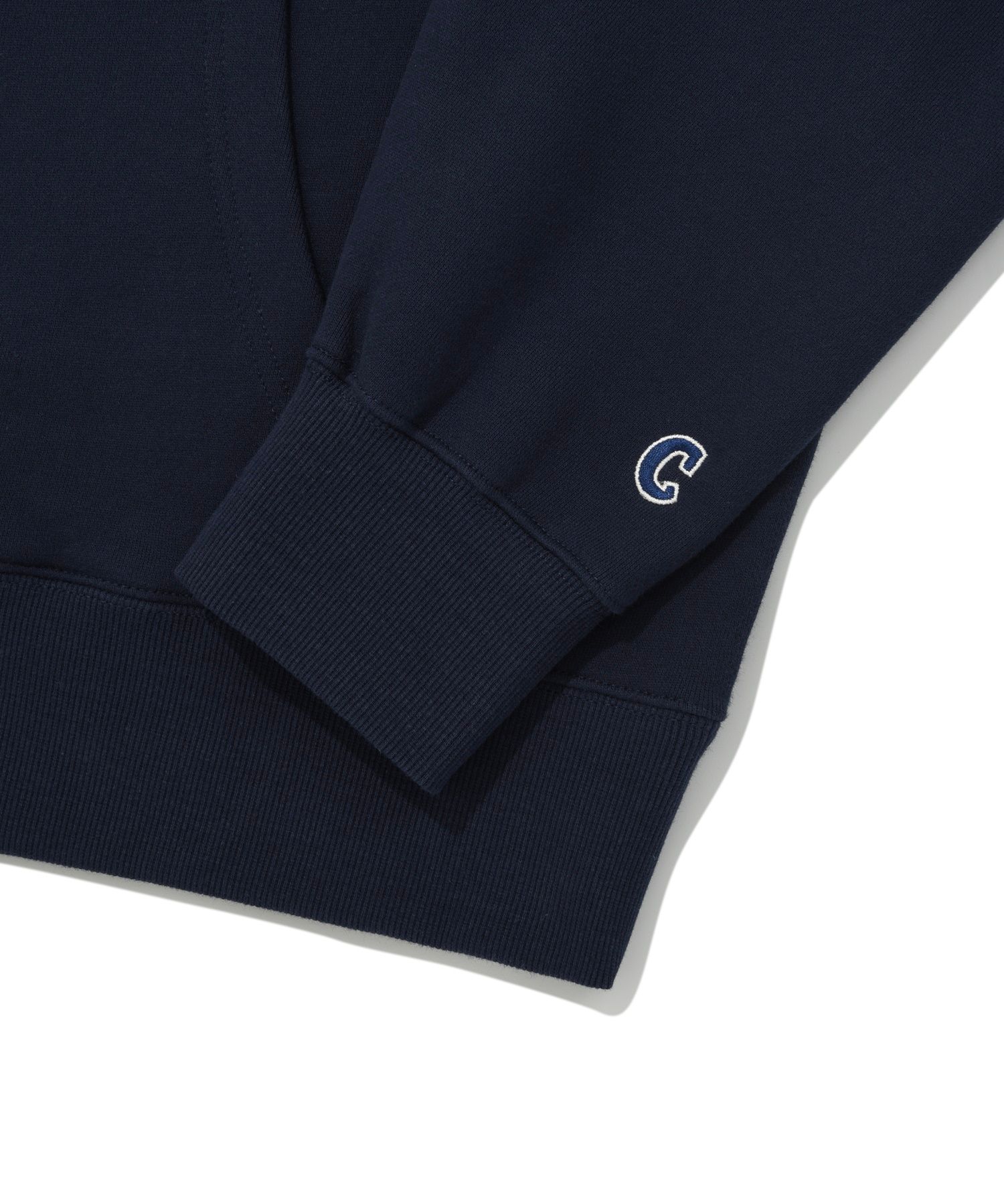 スウェット・トレーナー COVERNAT Overfit arch logo half zip-up sweatshirt navy MUSINSA | COVERNAT Overfit Arch Logo Half Zip-up Sweatshirt Navy