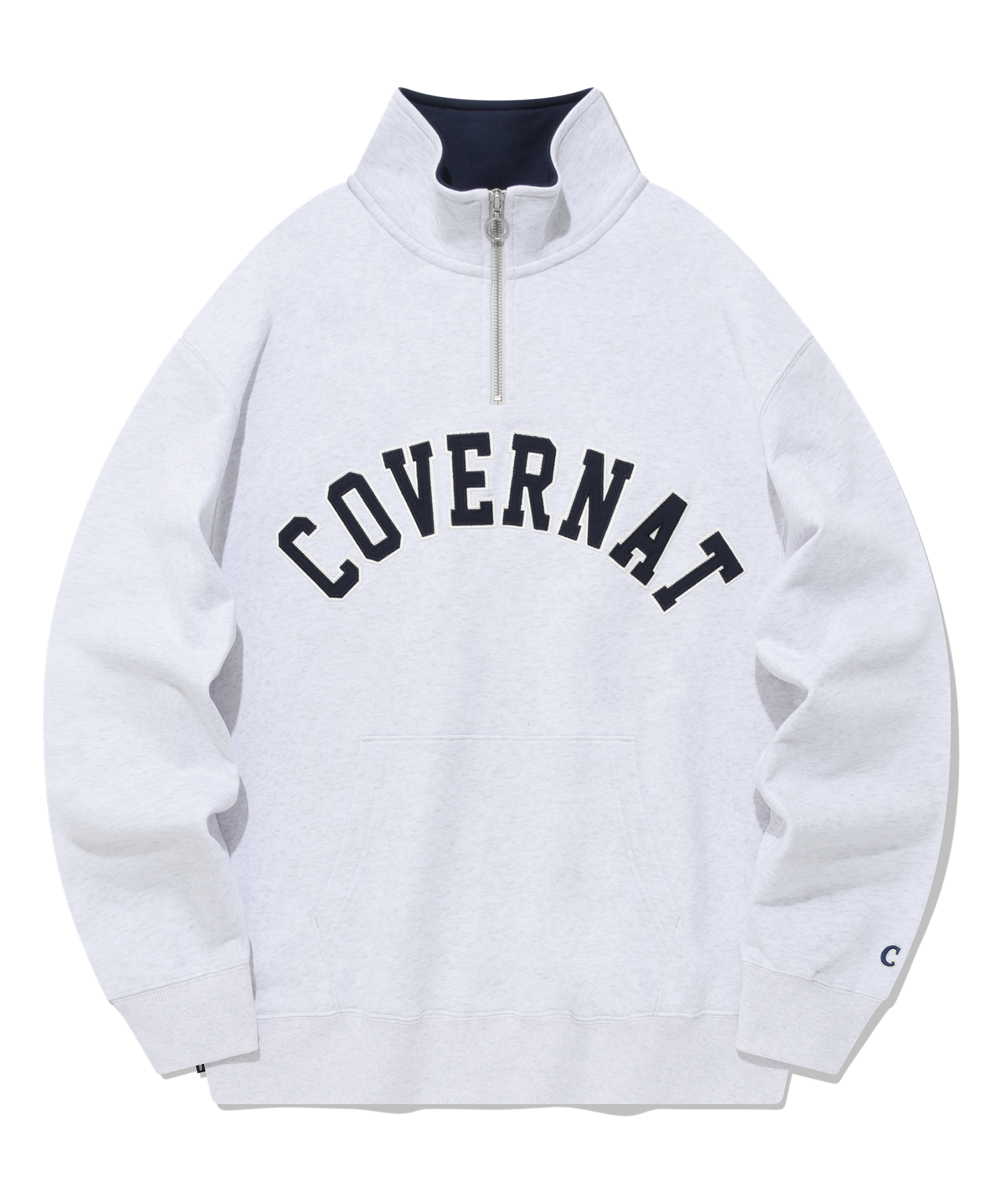 ★関税込★COVERNAT★OVERFIT ARCH LOGO HALF ZIP-UP SWEATSHIRT MUSINSA | COVERNAT Overfit Arch Logo Half Zip-up Sweatshirt