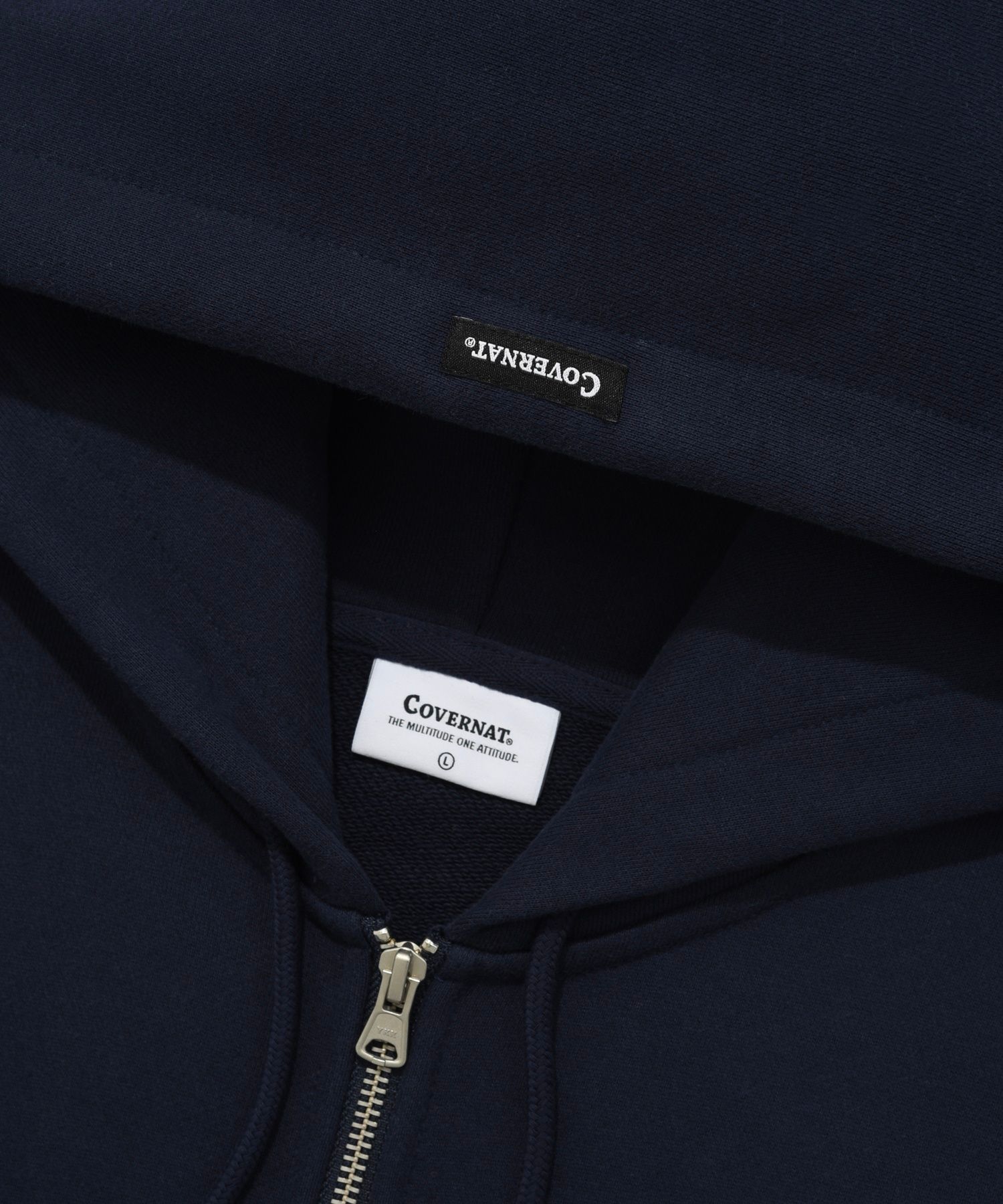 パーカー・フーディ COVERNAT C logo fleece overfit hoodie navy CO2403HD09NA MUSINSA | COVERNAT C Logo Fleece Overfit Hoodie Navy