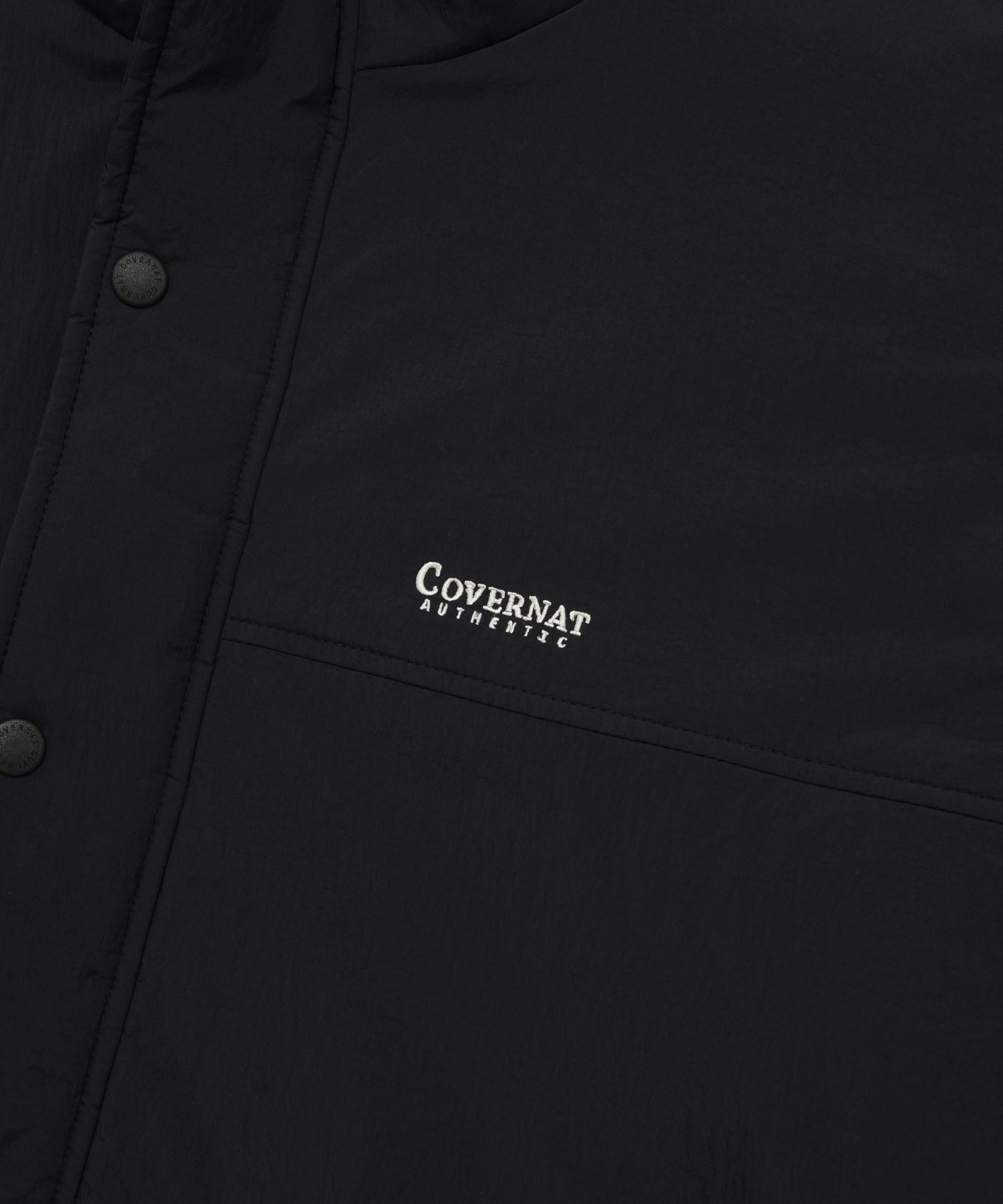 MUSINSA | COVERNAT Reversible Comfyboa Zip Up Jacket Ivory