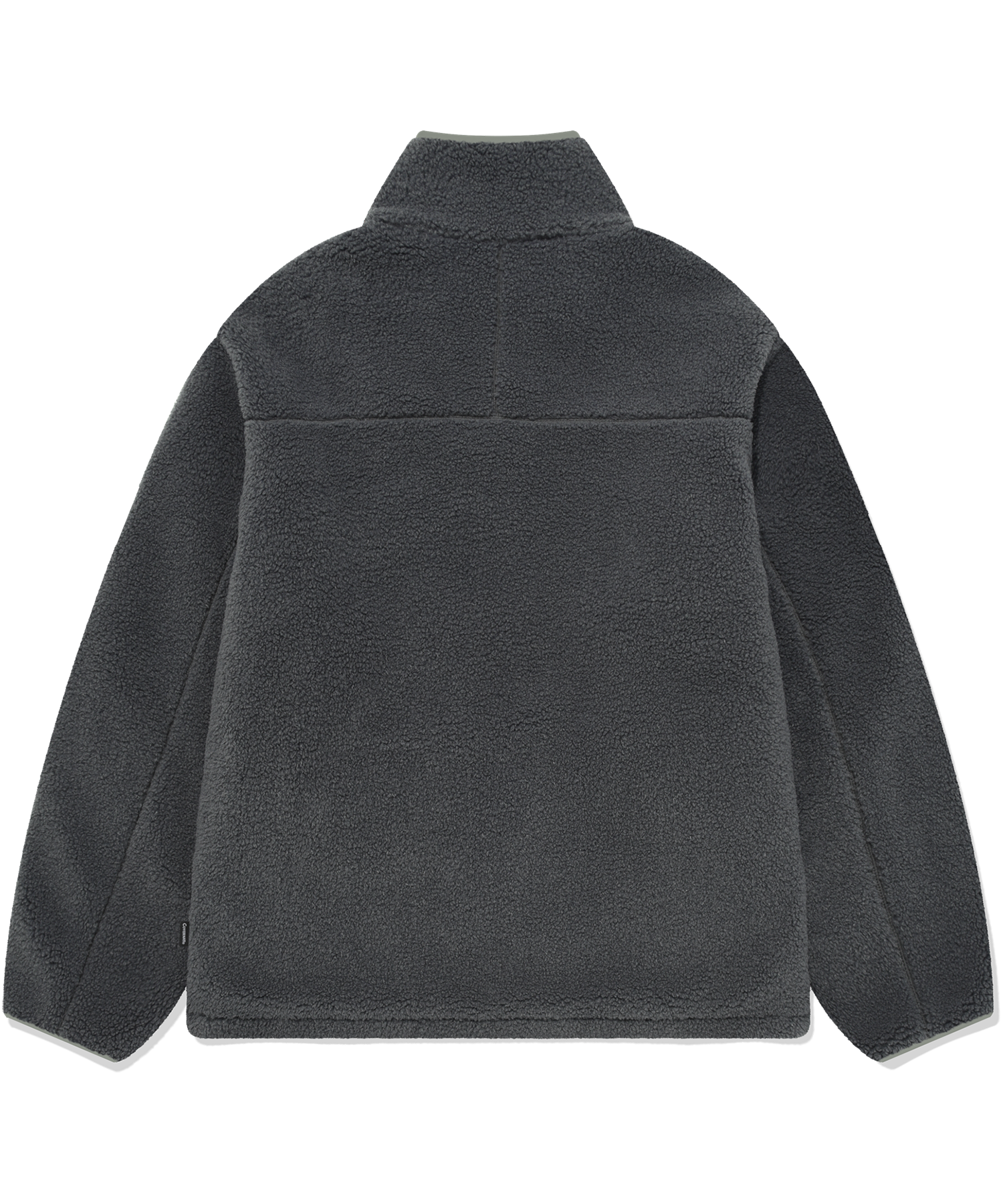 ☆関税込☆COVERNAT★REVERSIBLE COLLARLESS COMFYBOA JACKET★ MUSINSA | COVERNAT Reversible Comfyboa Zip-up Jacket Charcoal
