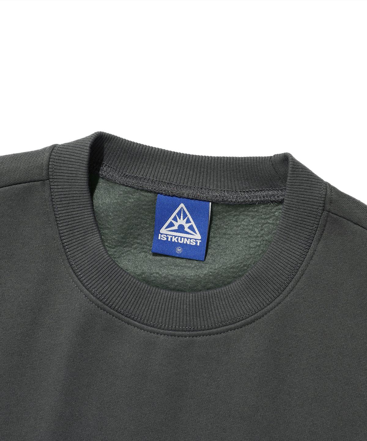 이스트쿤스트(ISTKUNST) LEAFLET BTY SWEATSHIRTS_CHARCOAL(IK2DFMM457A)