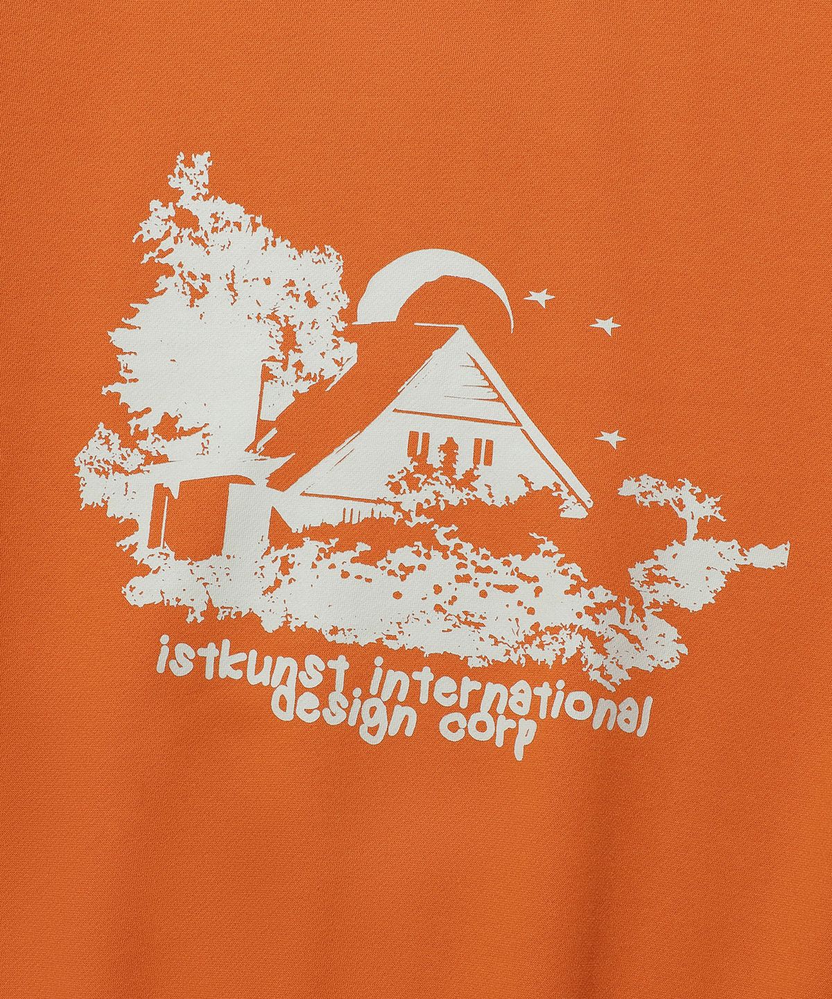 이스트쿤스트(ISTKUNST) HOUSE SWEATSHIRTS_ORANGE(IK2DFMM453A)