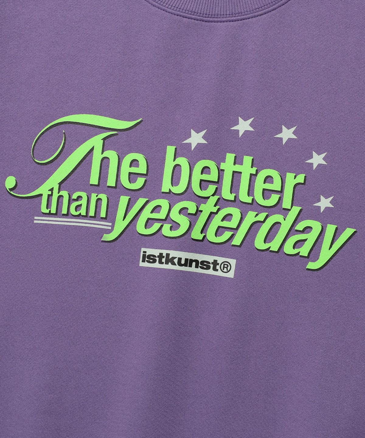 이스트쿤스트(ISTKUNST) VINTAGE BTY SWEATSHIRTS_PURPLE(IK2DFMM450A)