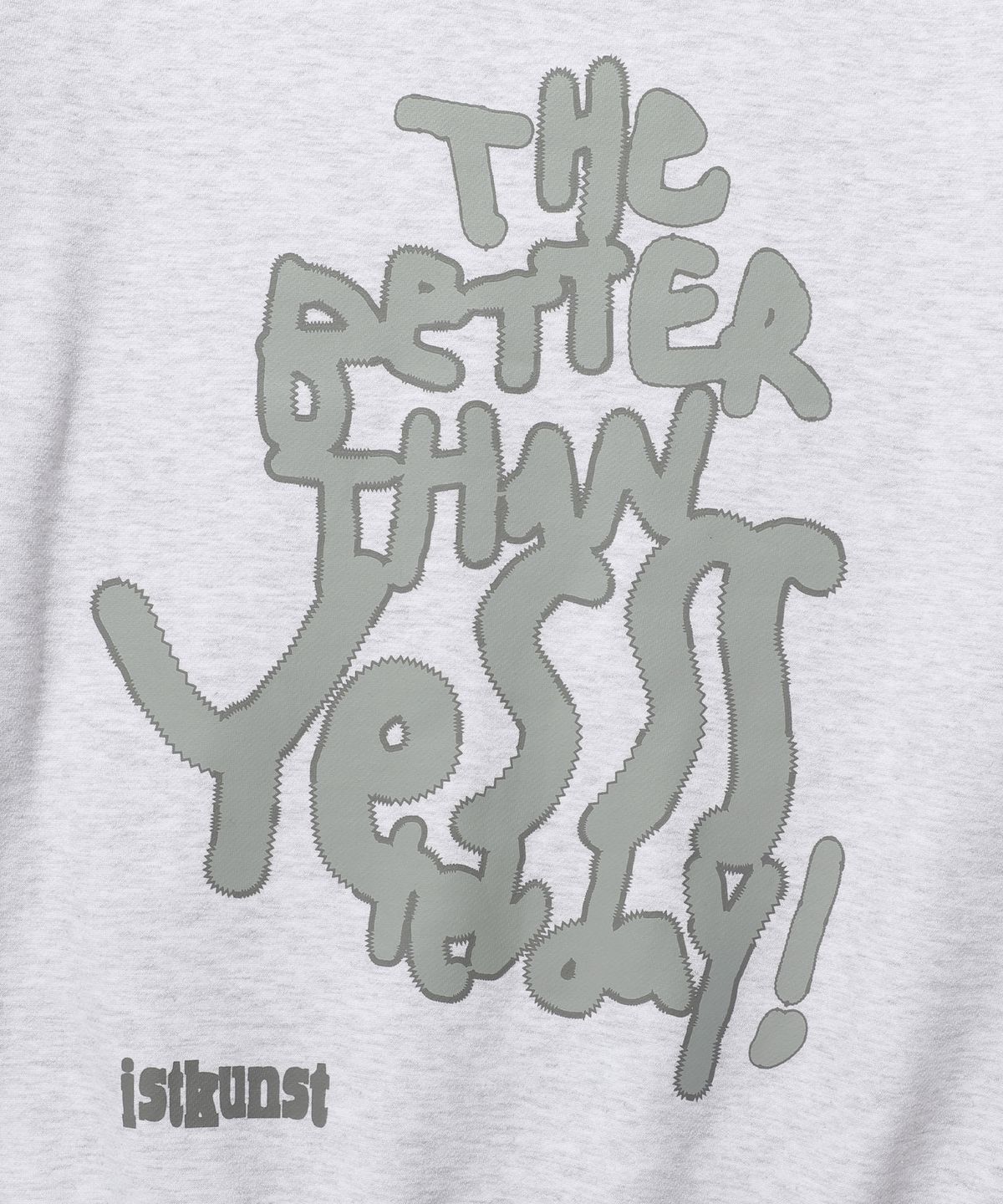 이스트쿤스트(ISTKUNST) SCRIBBLE BTY SWEATSHIRTS_LIGHT GREY(IK2DFMM449A)