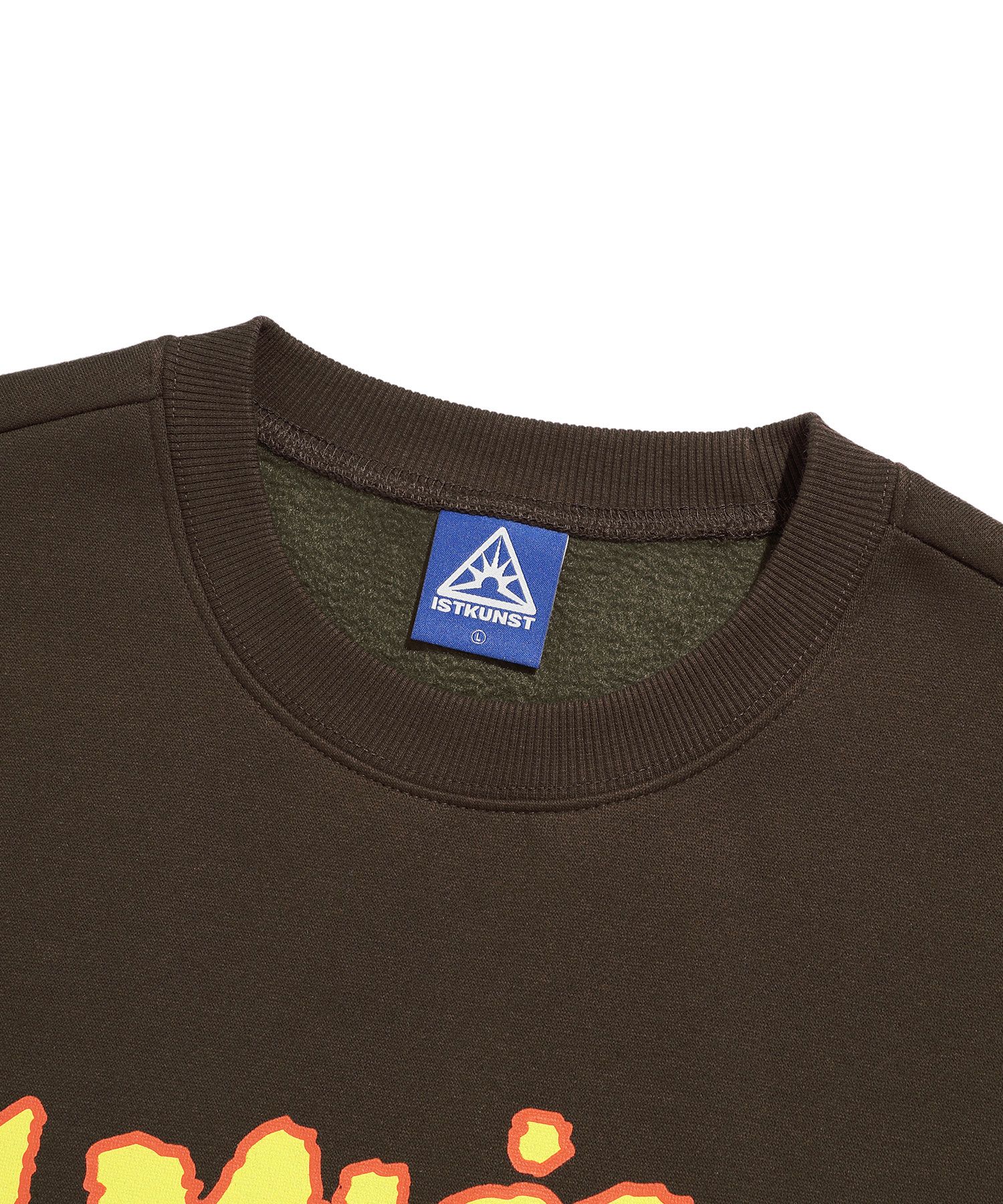MUSINSA | ISTKUNST SUNRISE MOMENT SWEATSHIRTS_BROWN(IK2DFMM455A)