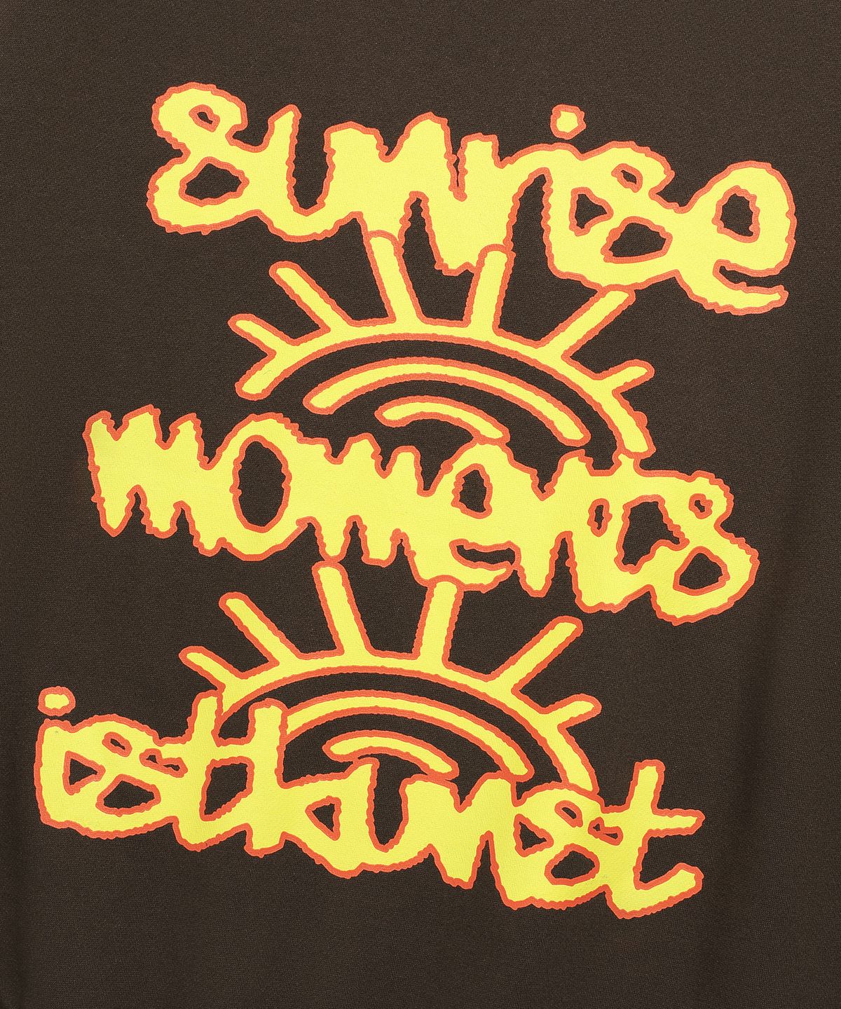 이스트쿤스트(ISTKUNST) SUNRISE MOMENT SWEATSHIRTS_BROWN(IK2DFMM455A)