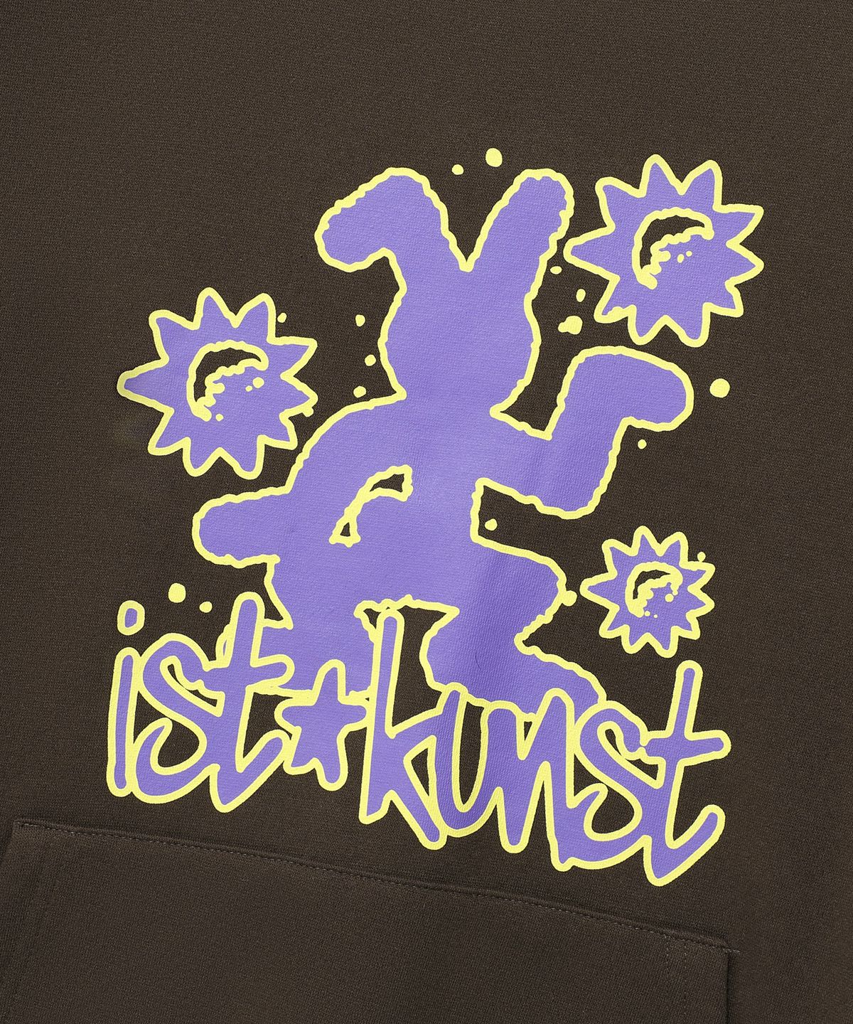 이스트쿤스트(ISTKUNST) WEIRD RABBIT HOODIE_BROWN(IK2DFMM426A)
