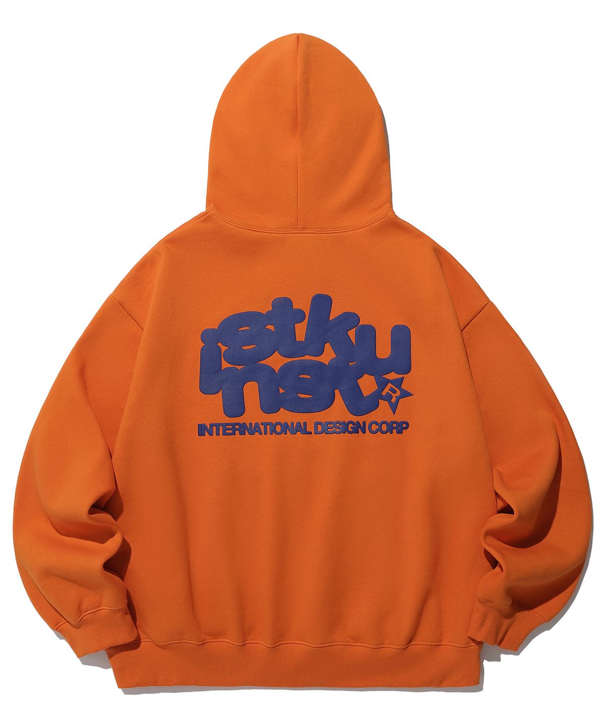 이스트쿤스트(ISTKUNST) PENTAGON LOGO HOODIE_ORANGE(IK2DFMM422A)