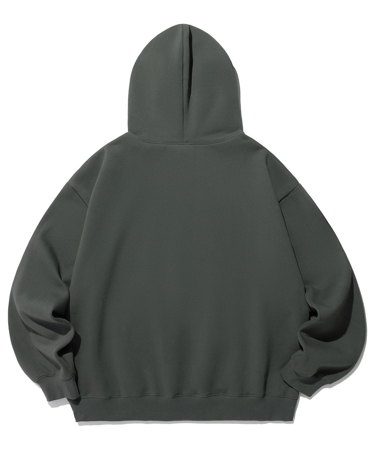 이스트쿤스트(ISTKUNST) HALF CIRCLE IK HOODIE_CHARCOAL(IK2DFMM421A)