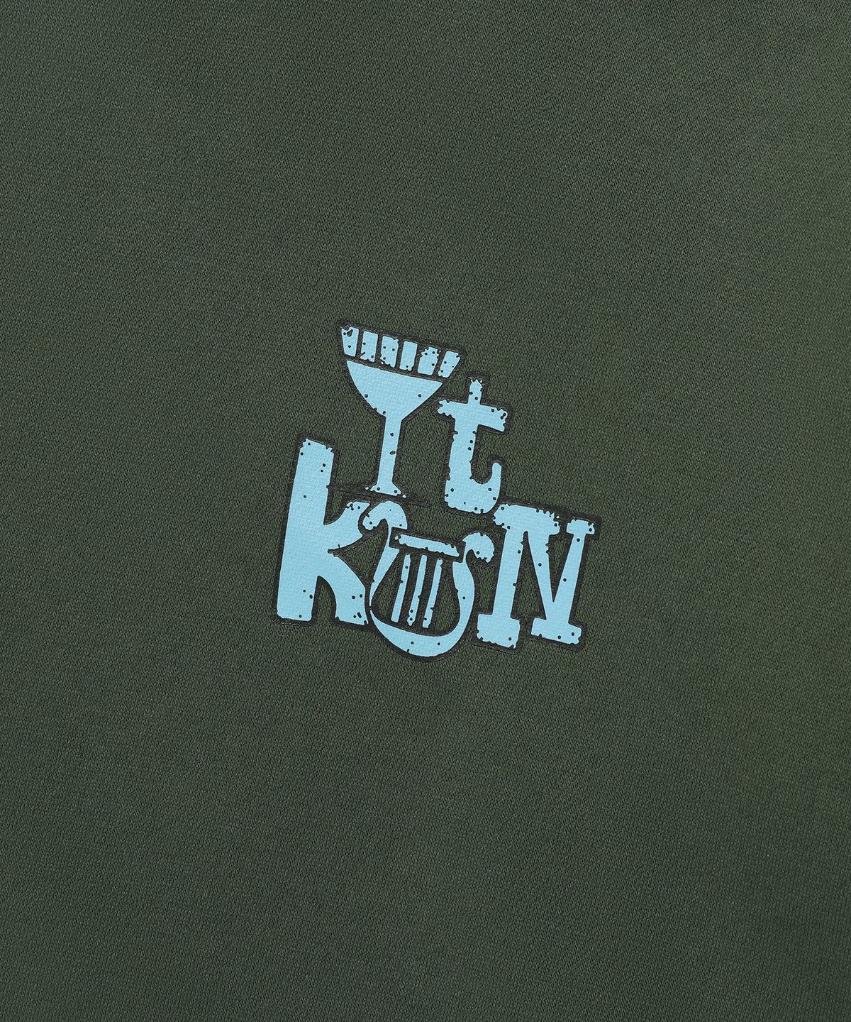 이스트쿤스트(ISTKUNST) MYTH LOGO HOODIE_KHAKI(IK2DFMM420A)