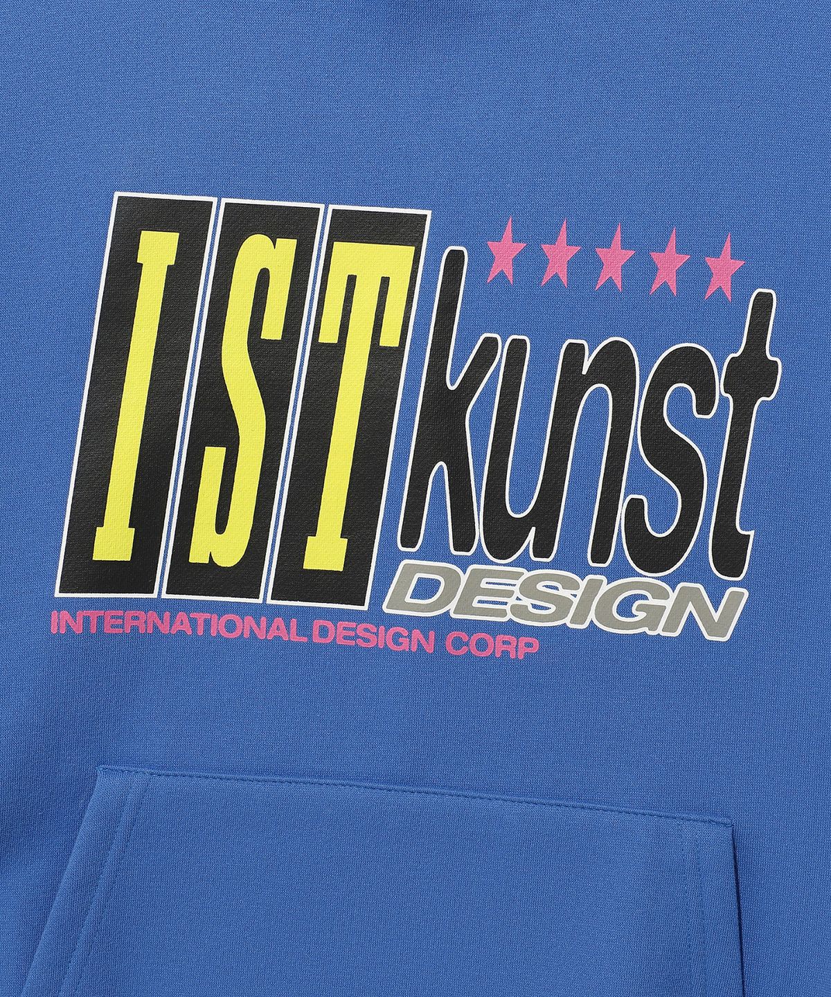 이스트쿤스트(ISTKUNST) IK 5STAR LOGO HOODIE_BLUE(IK2DFMM416A)
