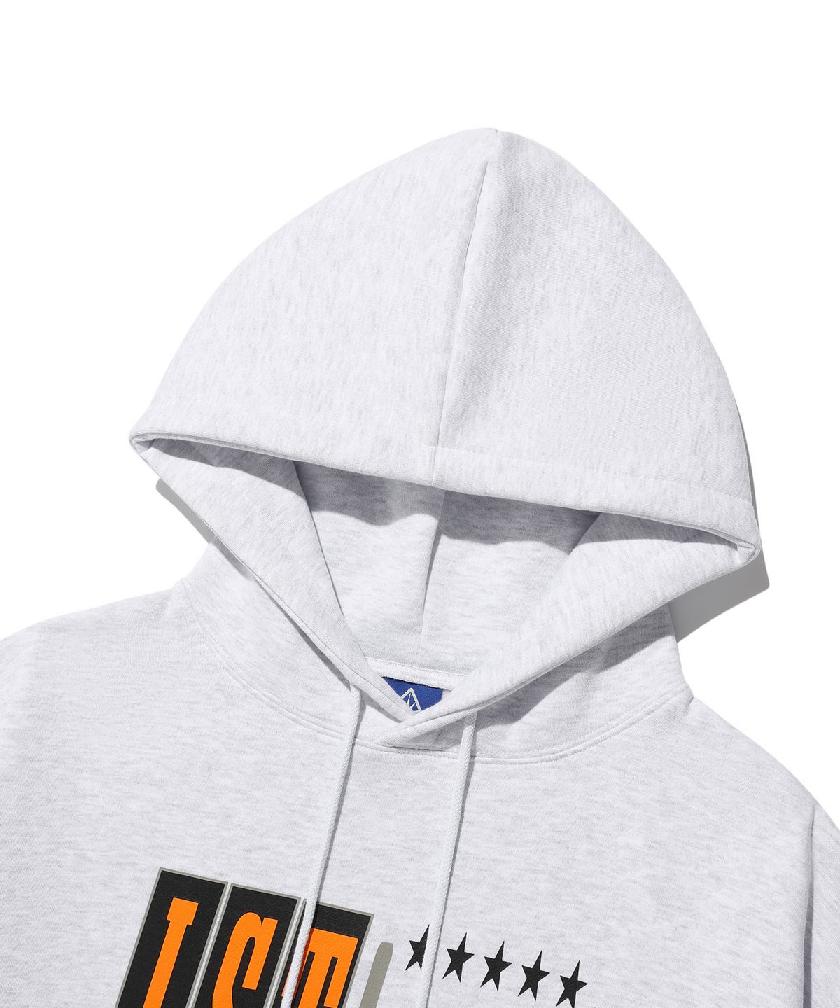 이스트쿤스트(ISTKUNST) IK 5STAR LOGO HOODIE_LIGHT GREY(IK2DFMM416A)