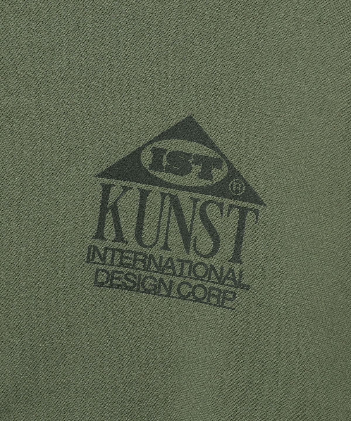 이스트쿤스트(ISTKUNST) IK HOUSE LOGO HOODIE_KHAKI(IK2DFMM412A)