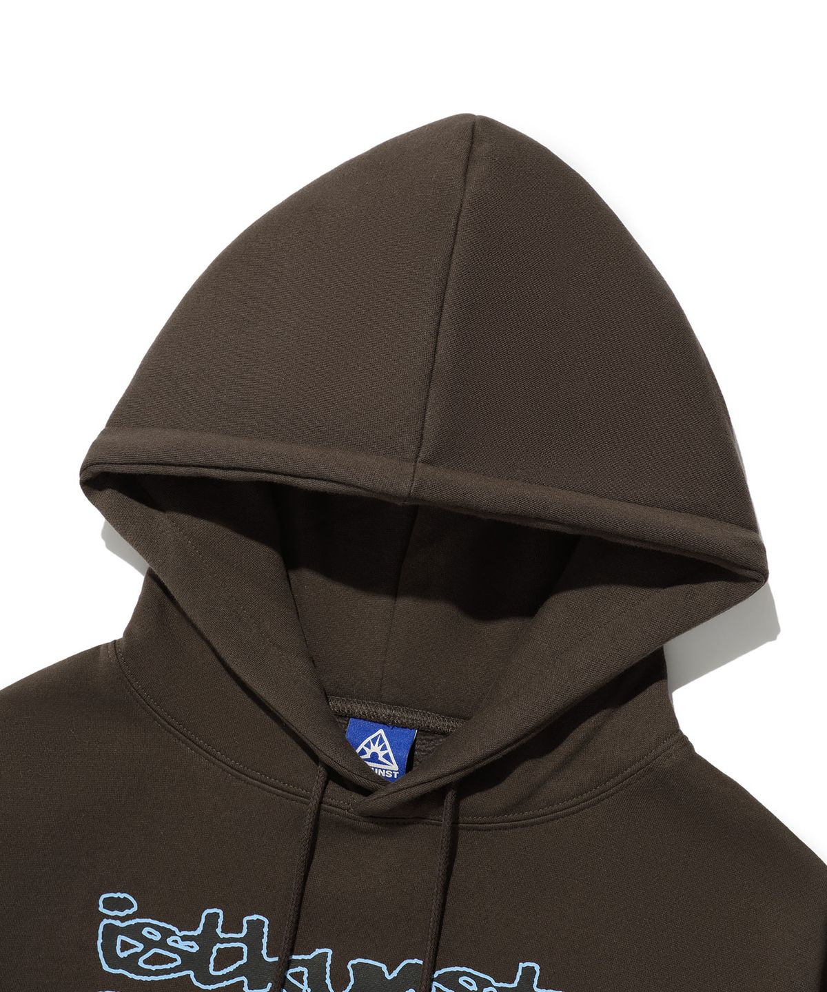 이스트쿤스트(ISTKUNST) SUNRISE STAMP HOODIE_BROWN(IK2DFMM415A)