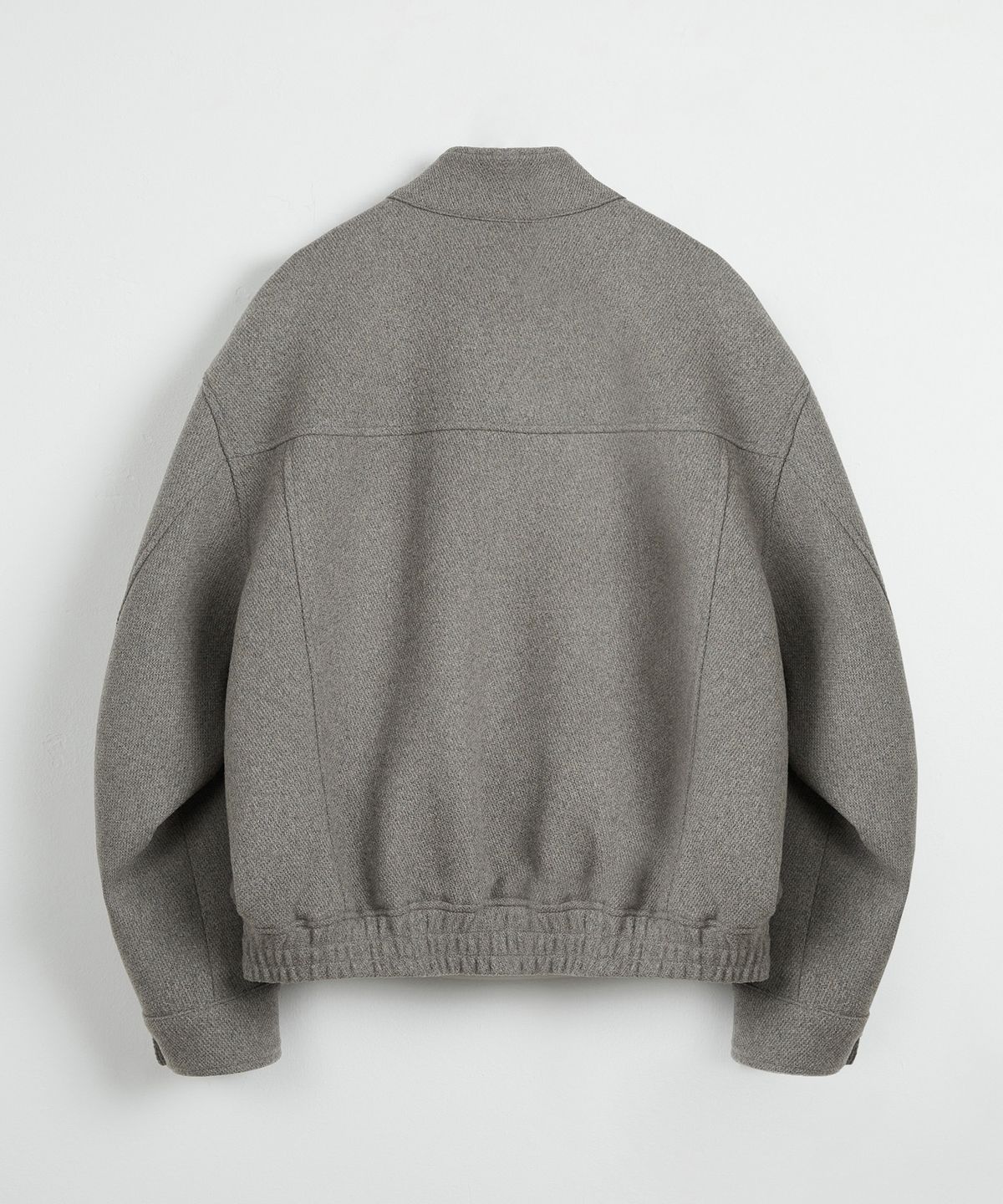 키뮤어(KIIMUIR) 울(WOOL) 헤링턴 자켓 DS_그레이