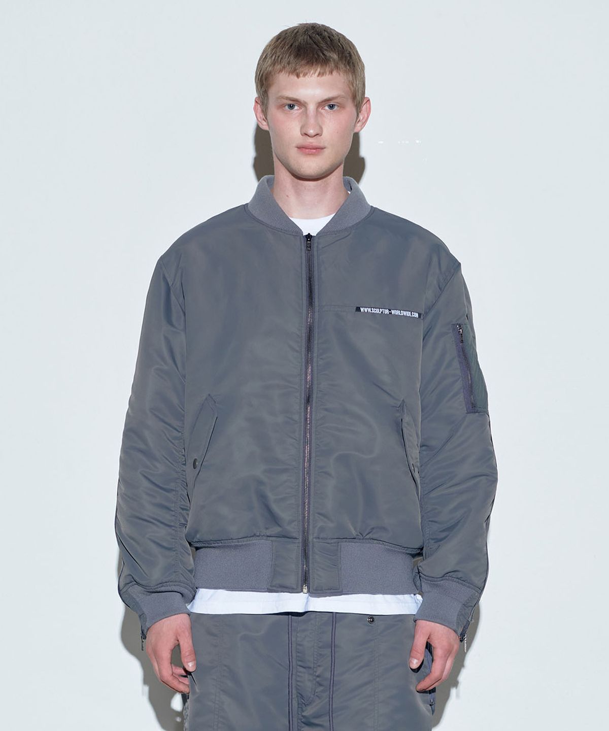 스컬프터(SCULPTOR) MA-1 Flight Jacket Charcoal