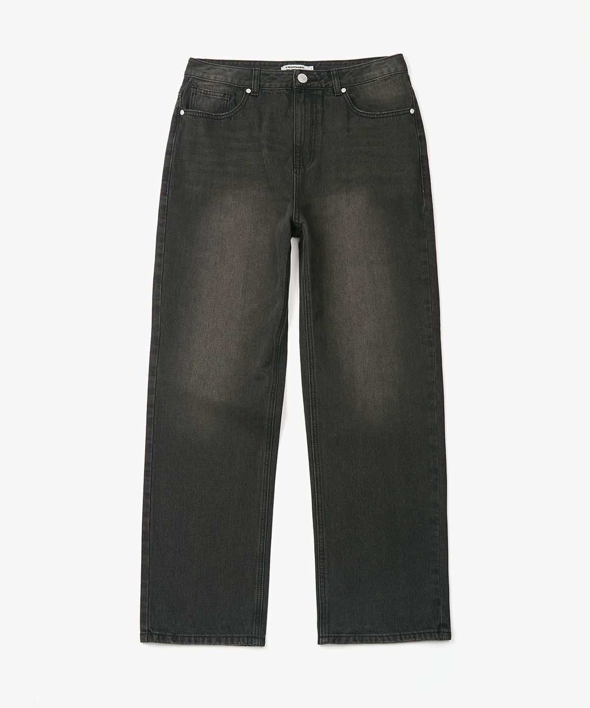 엑스컨테이너(EXCONTAINER) 스트레이트 데님 팬츠 (VINTAGE WASHED GREY)