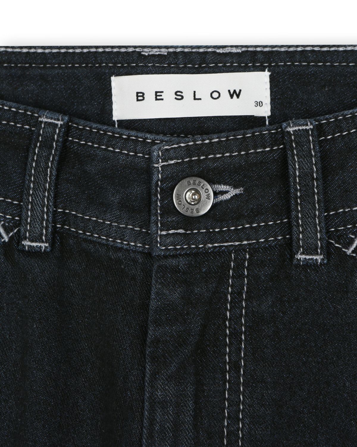 비슬로우(BESLOW) SEAMLESS STITCHED JEAN INDIGO