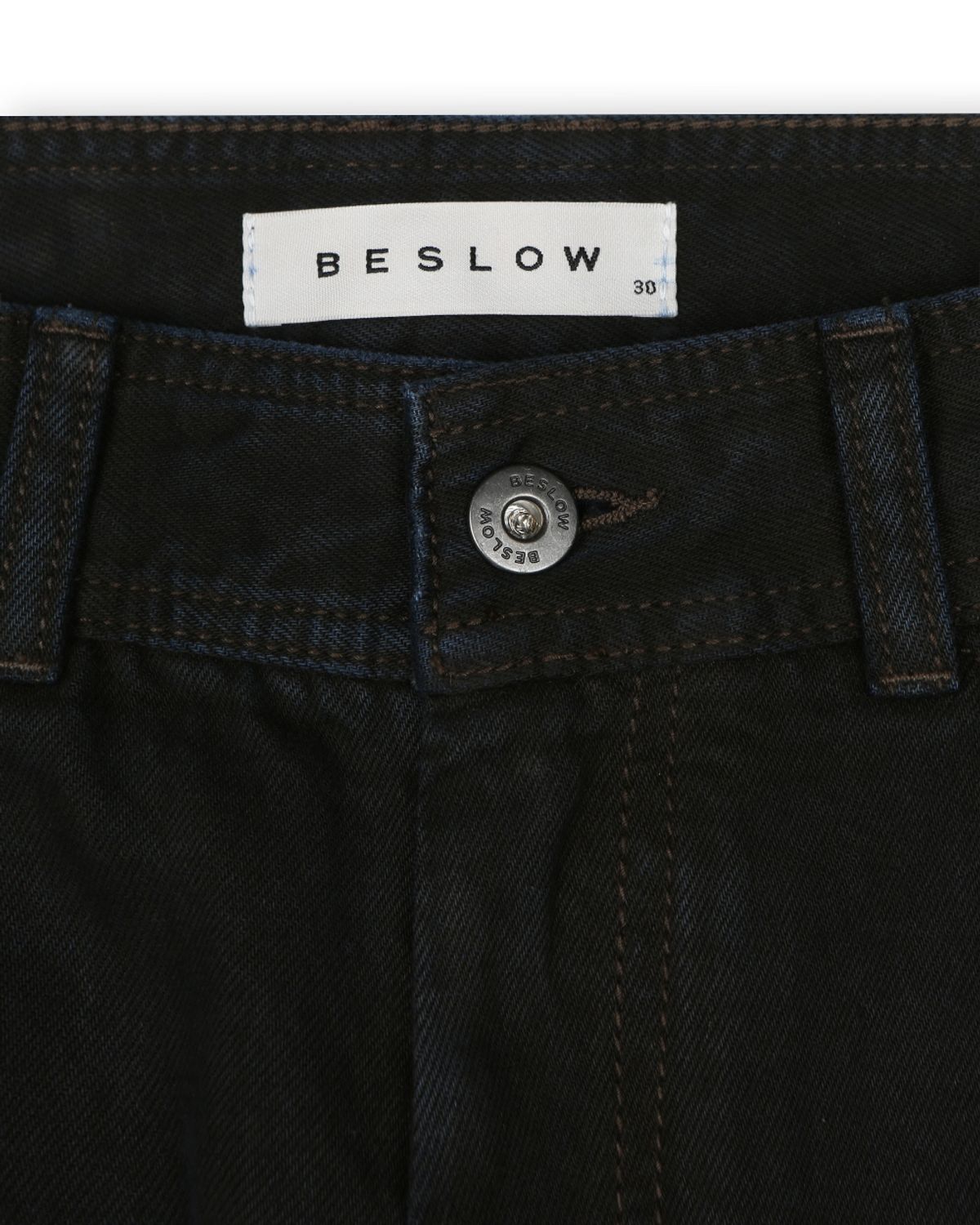 비슬로우(BESLOW) SEAMLESS STITCHED JEAN BLACK