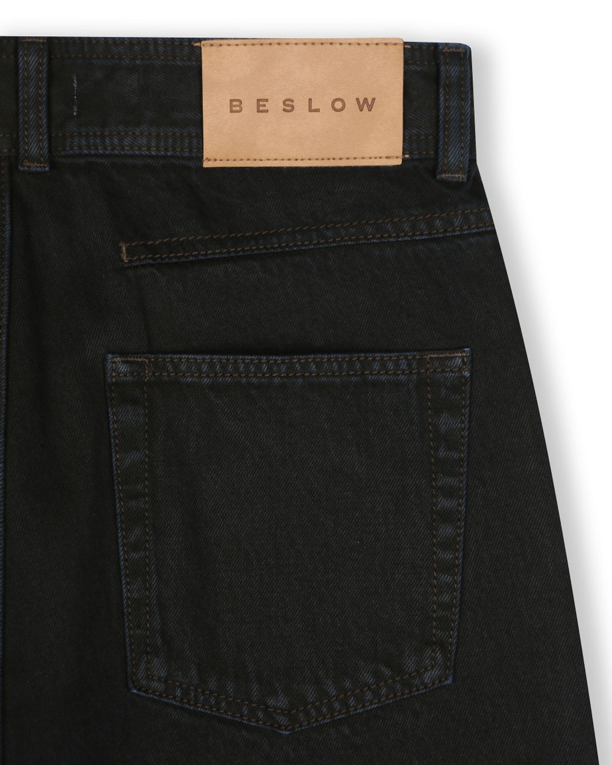 비슬로우(BESLOW) SEAMLESS STITCHED JEAN BLACK