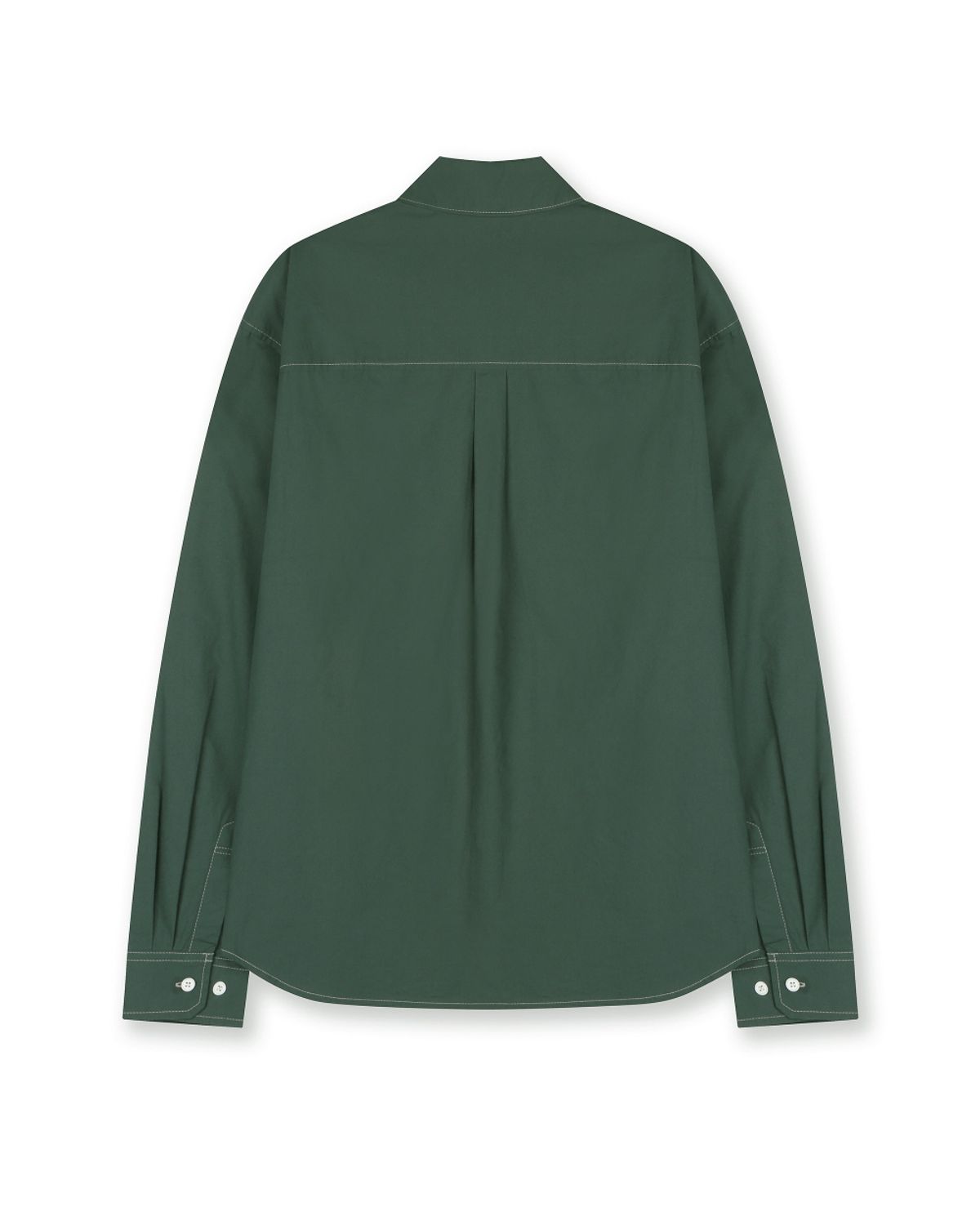 비슬로우(BESLOW) COTTON STITCHED MILITARY SHIRT GREEN
