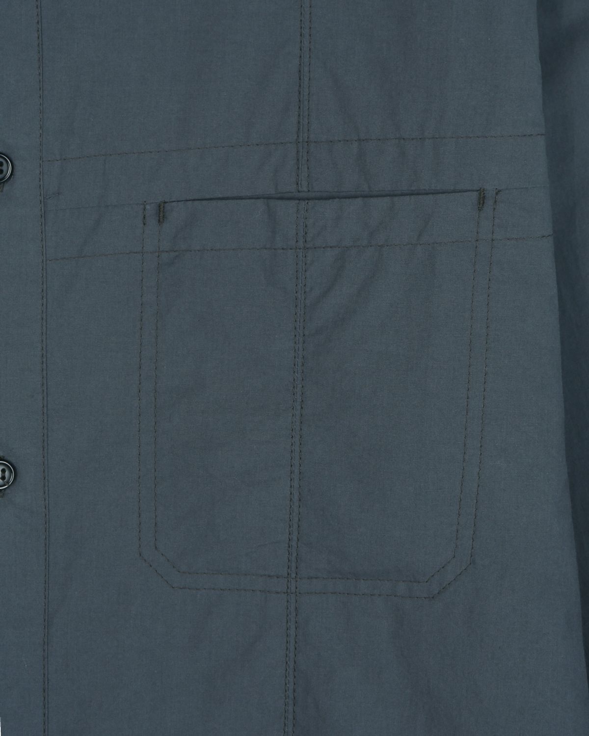 비슬로우(BESLOW) COTTON STITCHED MILITARY SHIRT DARK GREY