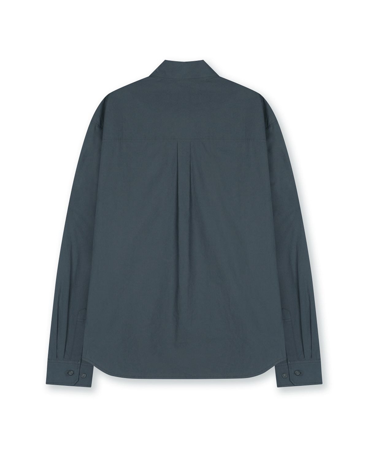 비슬로우(BESLOW) COTTON STITCHED MILITARY SHIRT DARK GREY