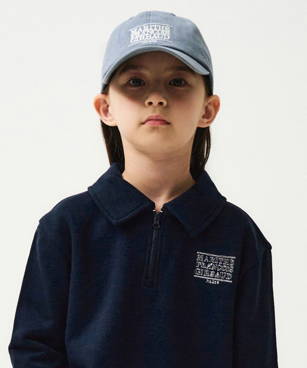 마리떼 키즈(MARITHÉ KIDS) ENFANT CLASSIC LOGO CAP ash blue