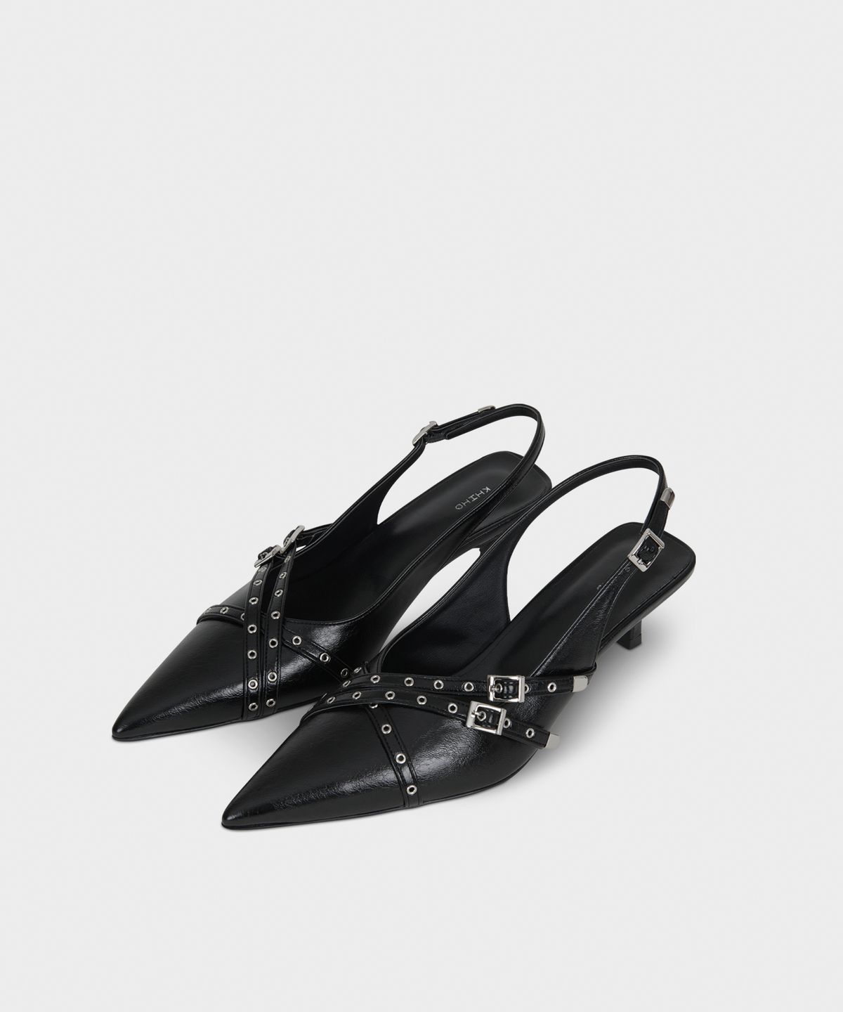 기호(KHIHO) BELTED SLINGBACK / BLACK
