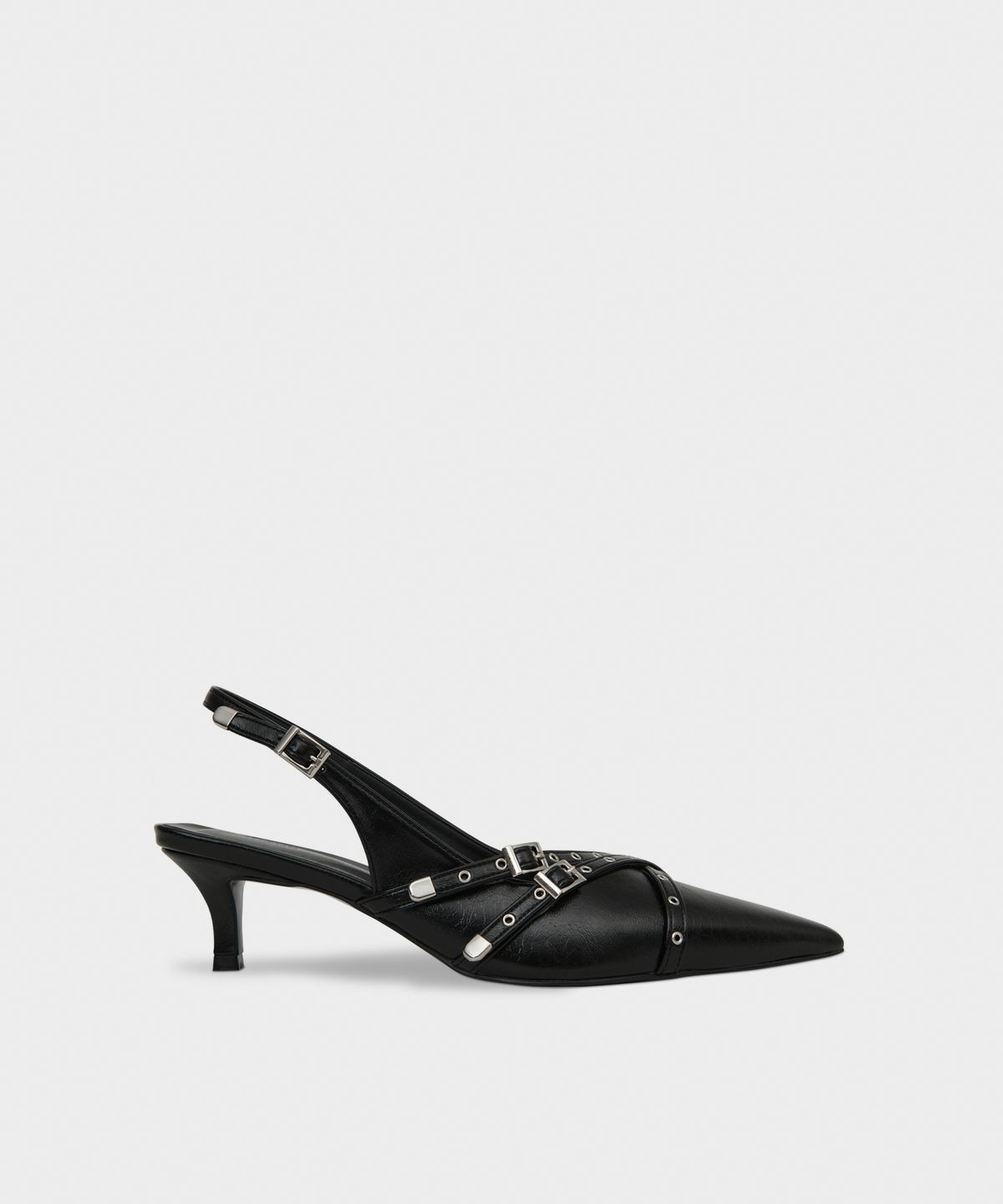 기호(KHIHO) BELTED SLINGBACK / BLACK