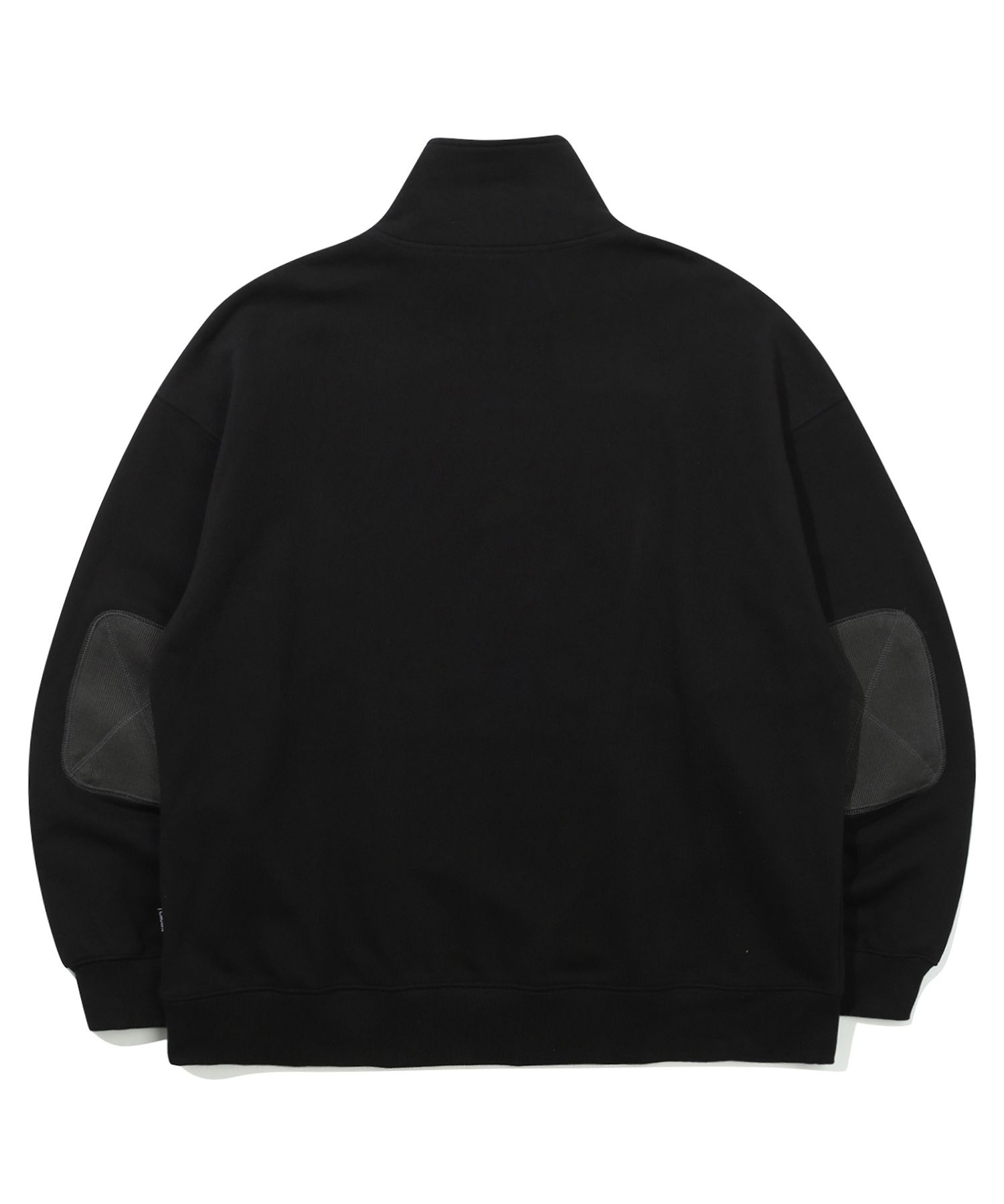 MUSINSA | ROMANTIC CROWN Patched cotton anorak_black