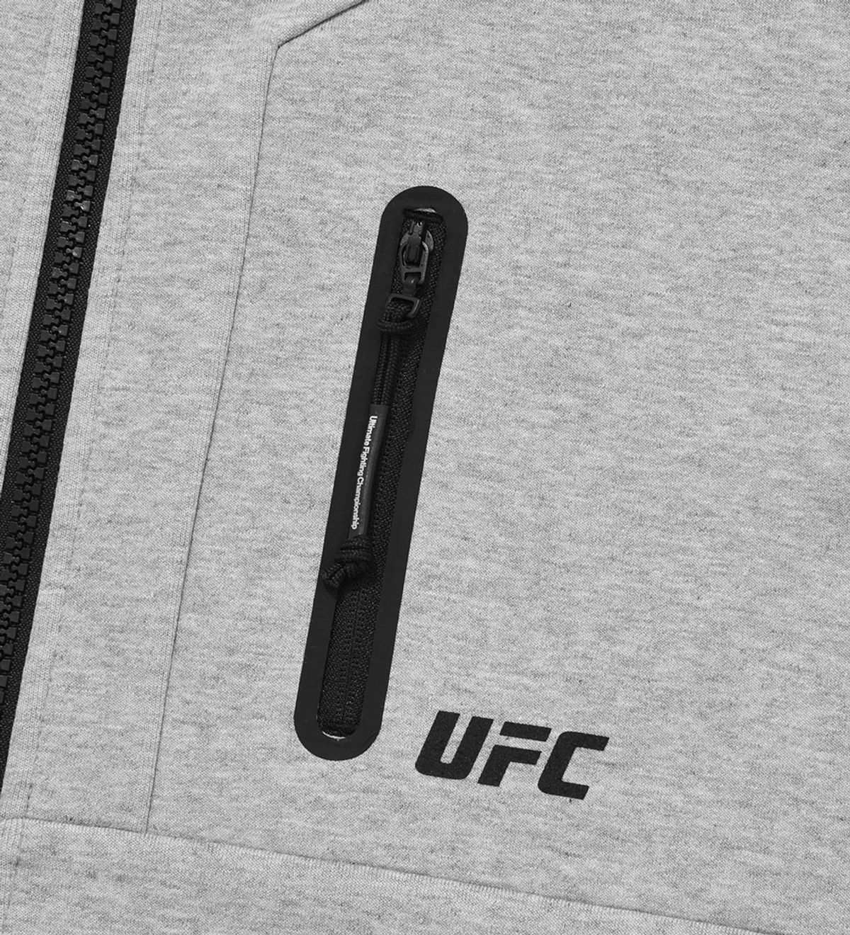유에프씨 스포츠(UFC SPORT) UFC 이지가드 레귤러핏 후드 집업 멜란지그레이 U4HDU3311MG